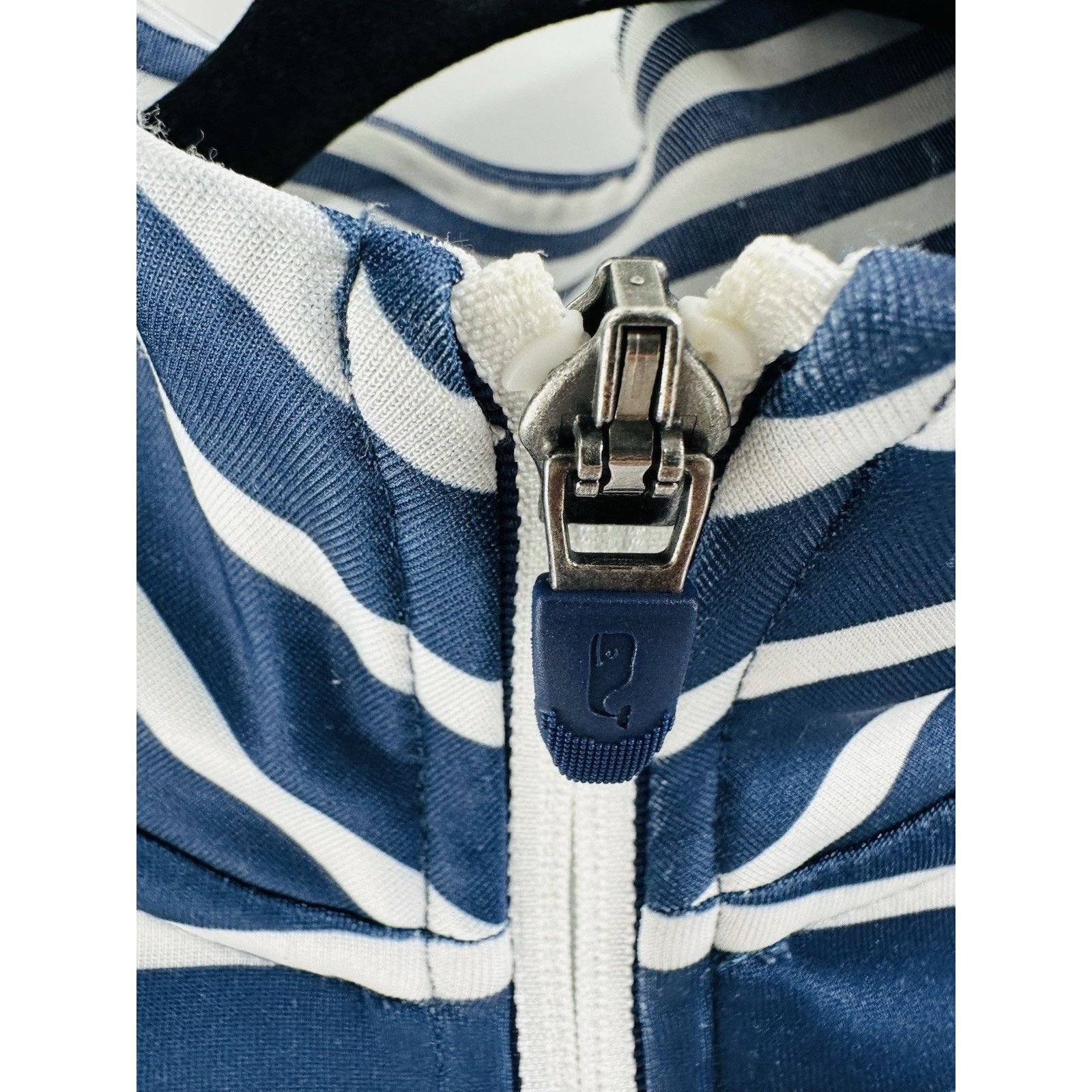 Vineyard Vines Vineyard Vines Blue White Stripe Zip Performance Pullover Size M / US 6-8 / IT 42-44 - 5 Thumbnail