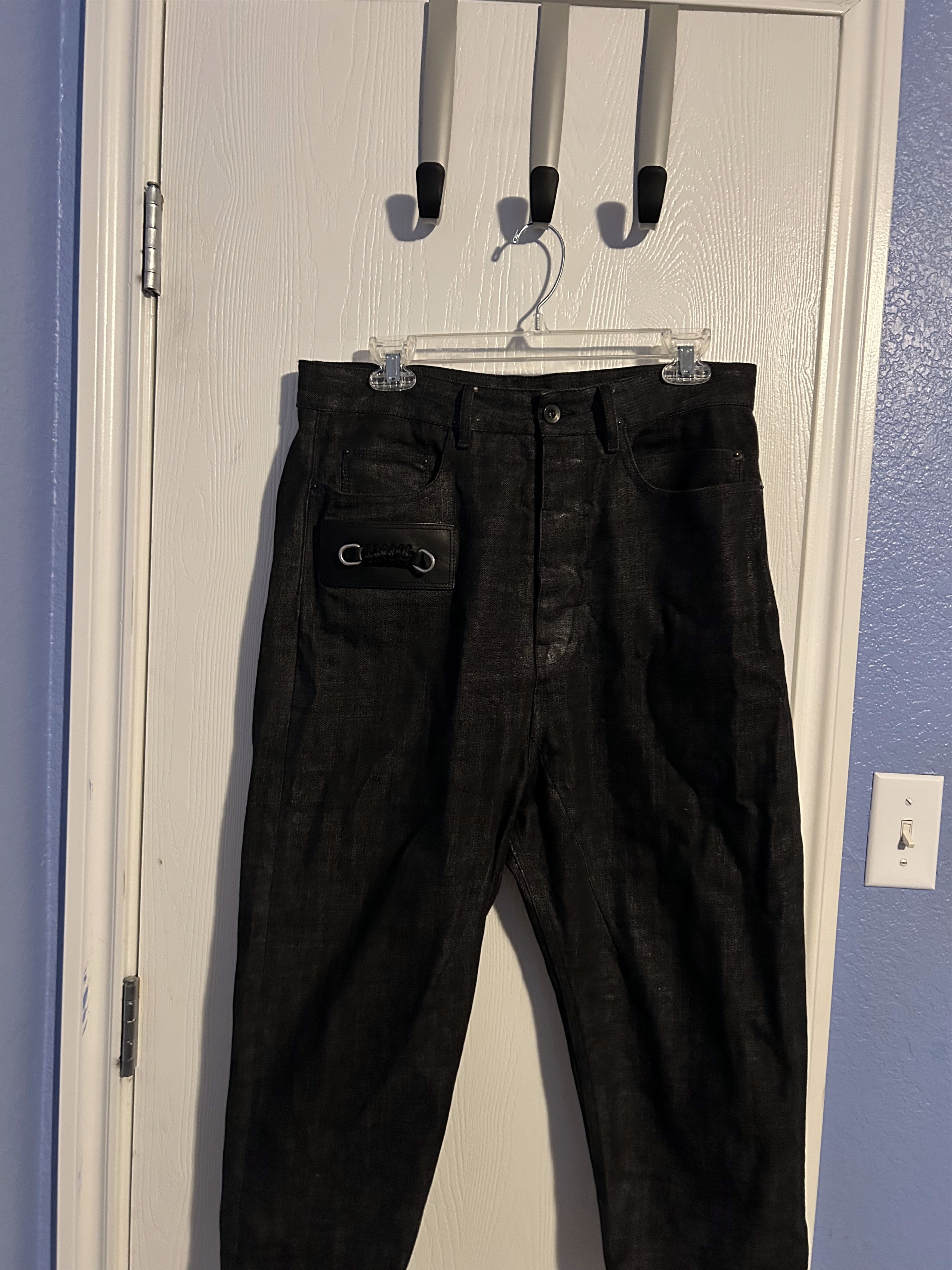Rick Owens Rick Owens FW 17 Glitter Cropped Denim Size US 32 / EU 48 - 1 Thumbnail