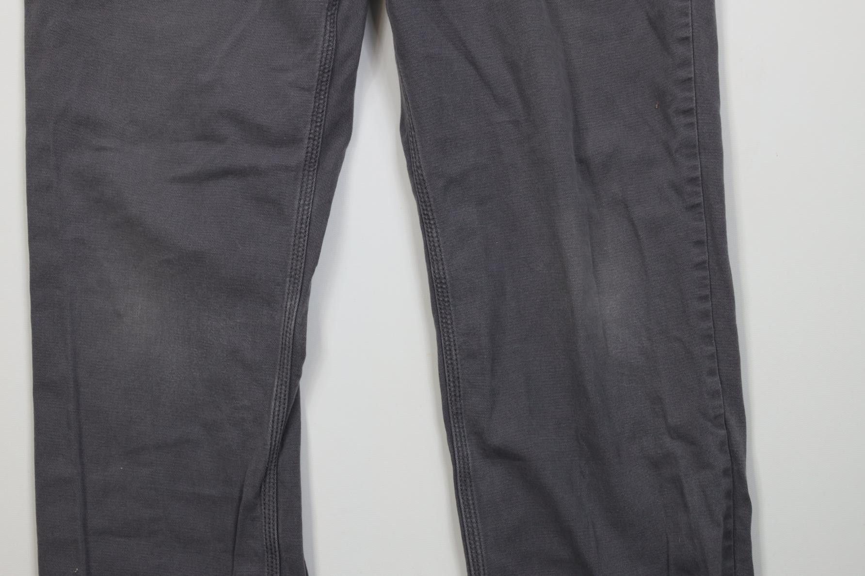 Carhartt Vintage Y2K Carhartt Relaxed Fit Stretch Canvas Pants Gray Size US 33 - 3 Thumbnail