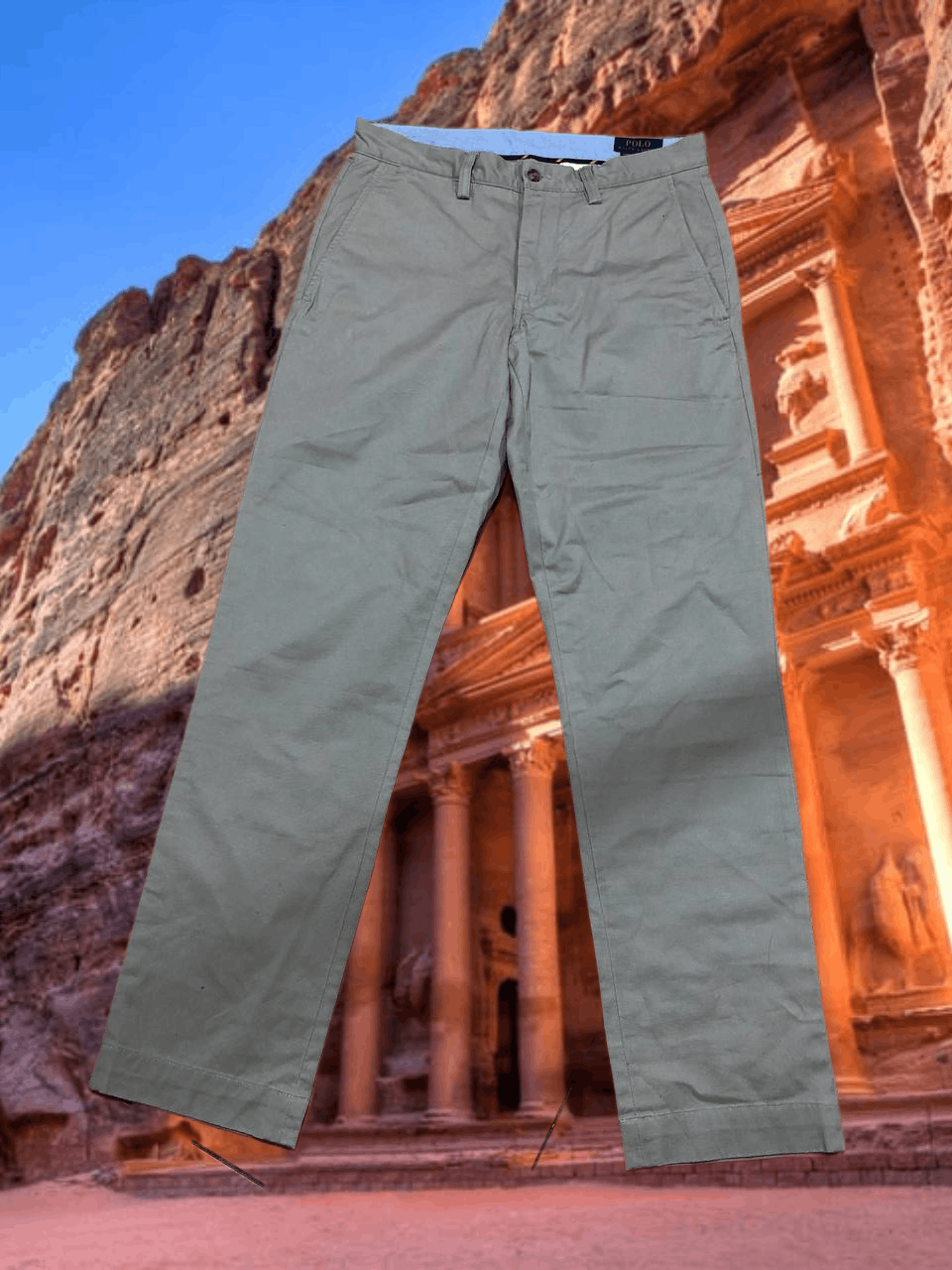 Polo Ralph Lauren Vintage Polo Ralph Lauren Casual pants beige Y2K Size US 28 / EU 44 - 1 Thumbnail