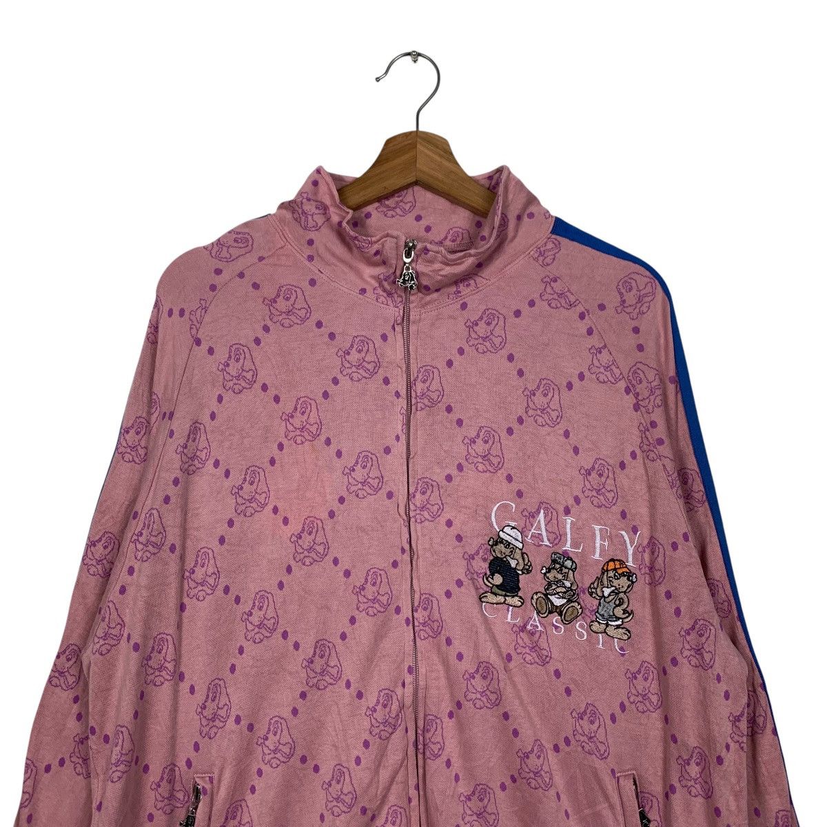Vintage GALFY CLASSIC Embroidery Big Logo Sweater Jacket #1636-C73 Size US XL / EU 56 / 4 - 4 Thumbnail