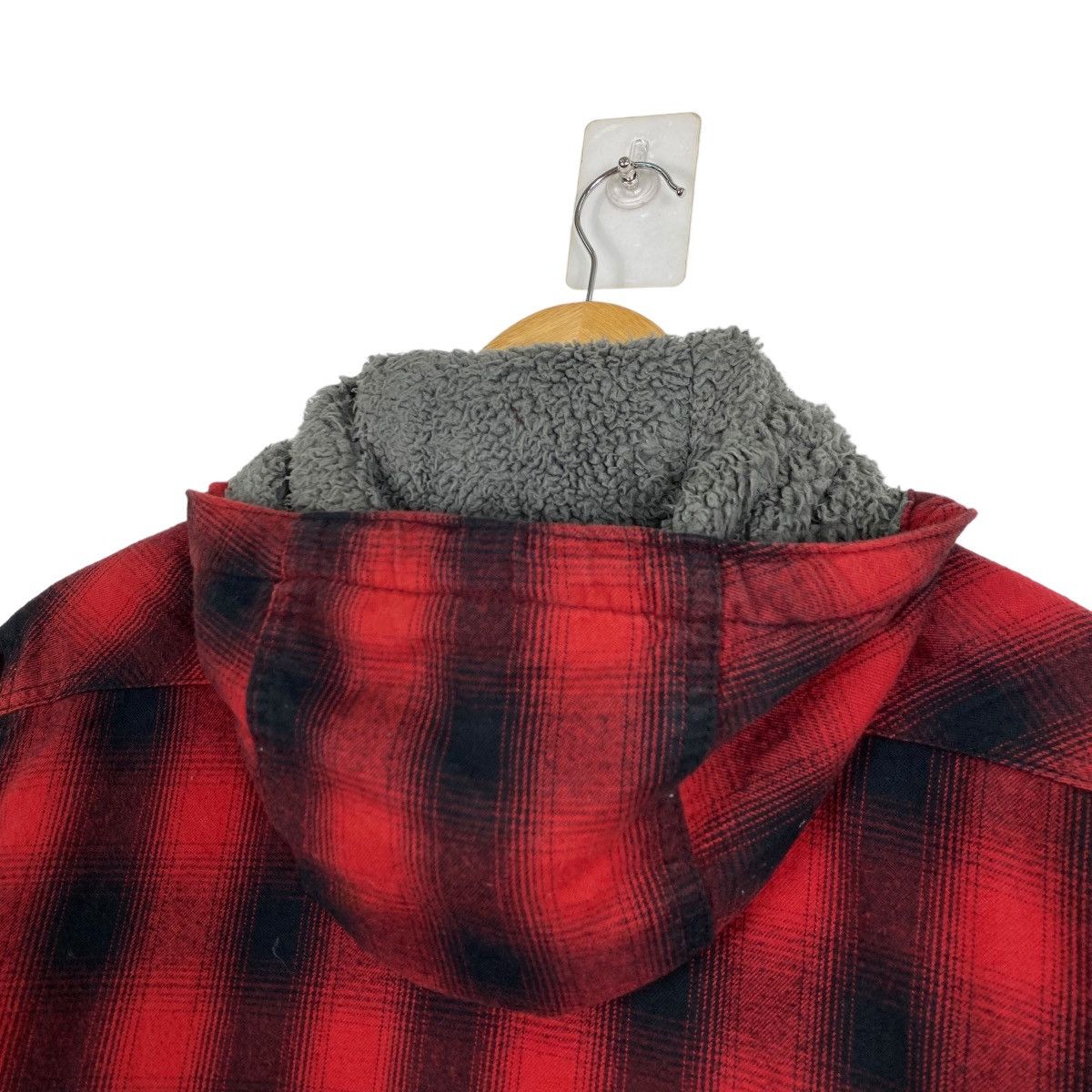 Flannel × Japanese Brand Back Number Flannel fleece hoodie Size US M / EU 48-50 / 2 - 8 Thumbnail
