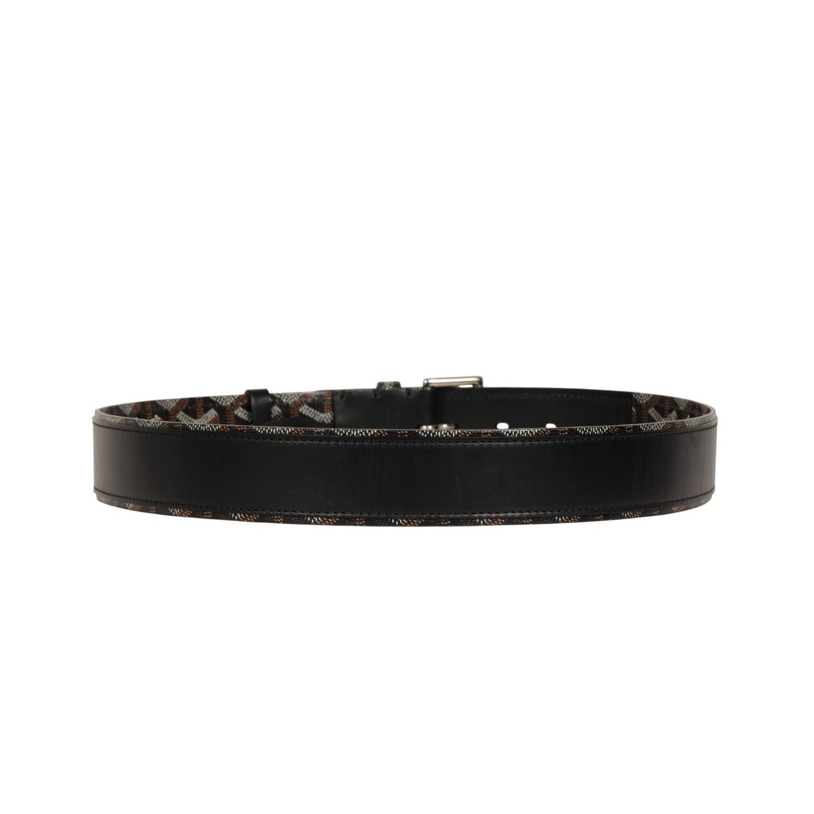 Goyard Florida II Belt 85 Black Brown Goyardine Canvas Size ONE SIZE - 6 Thumbnail