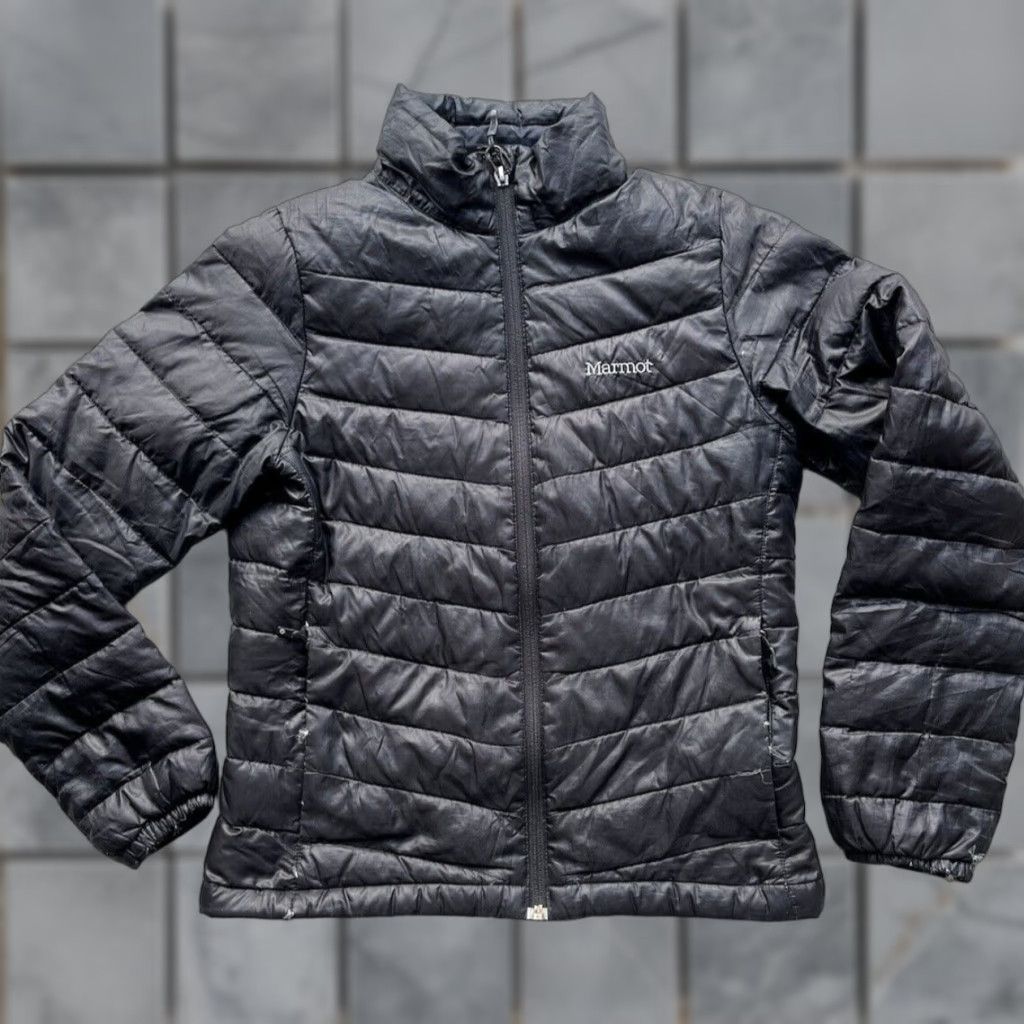 Marmot Marmot Women's Puffer Jacket Black 800 Down XS Full-Zip Packable Down Outdoor Jacket Size S / US 4 / IT 40 - 1 Thumbnail