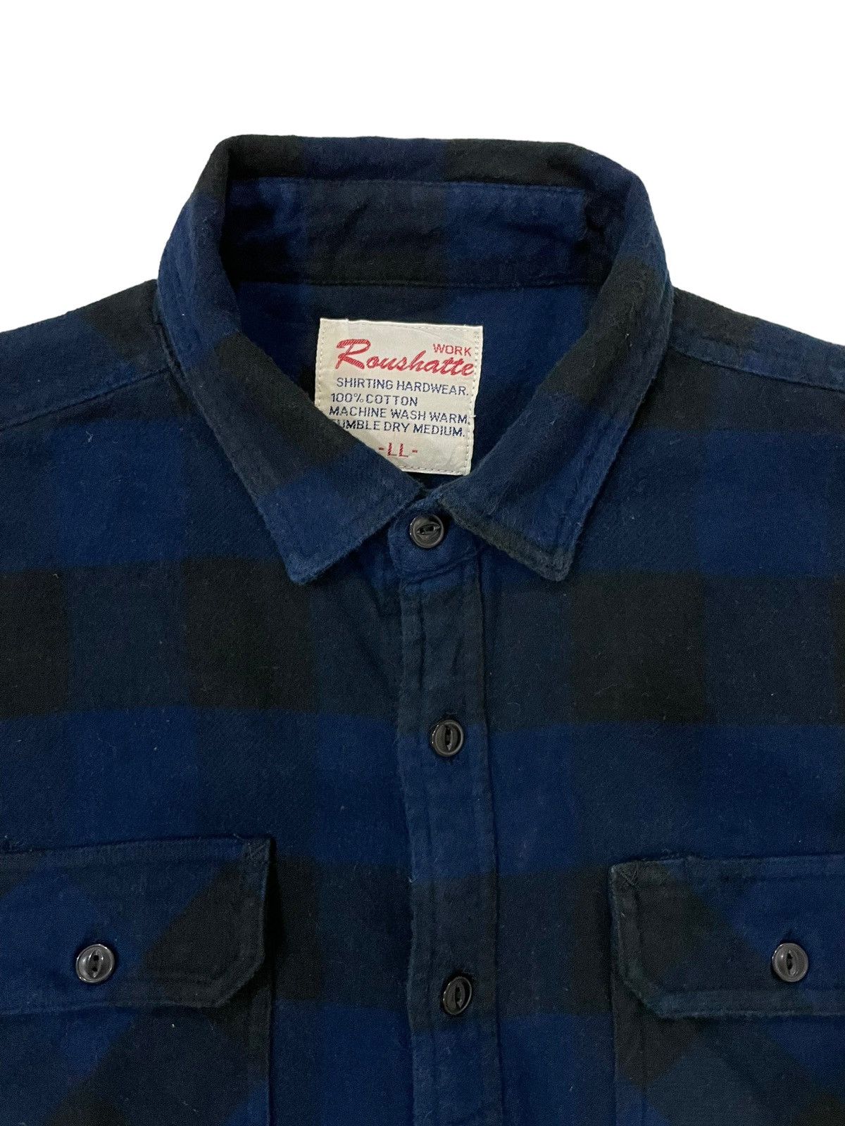 Flannel × Japanese Brand Vintage Roushatte Travis Scott Style Tartan Plaid Flannel Size US L / EU 52-54 / 3 - 6 Thumbnail