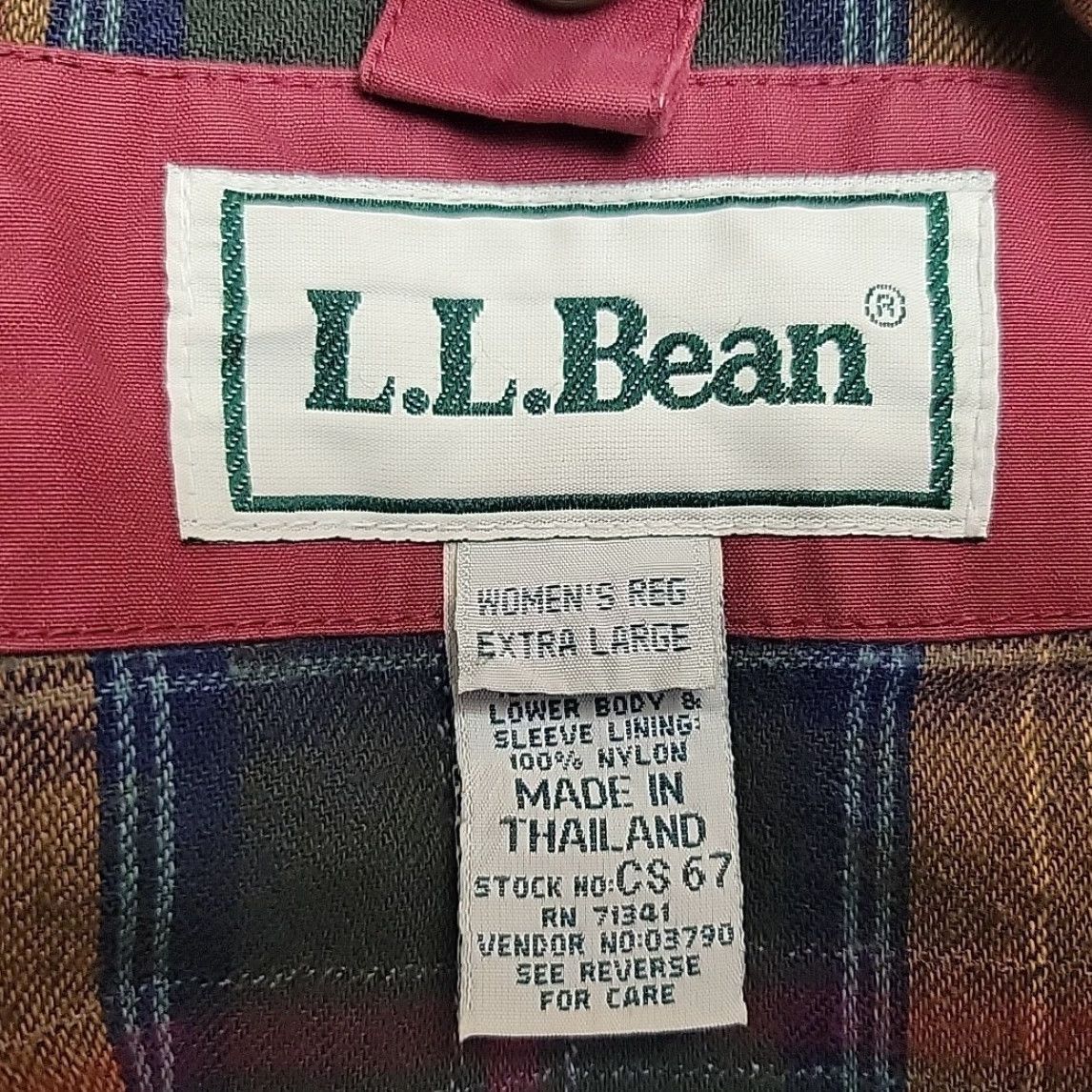 Vintage VINTAGE LL Bean Chore Jacket Womens XL Maroon 90s Y2K Barn Ranch Coat Casual Workwear Mens Womens? Size XL / US 12-14 / IT 48-50 - 7 Thumbnail