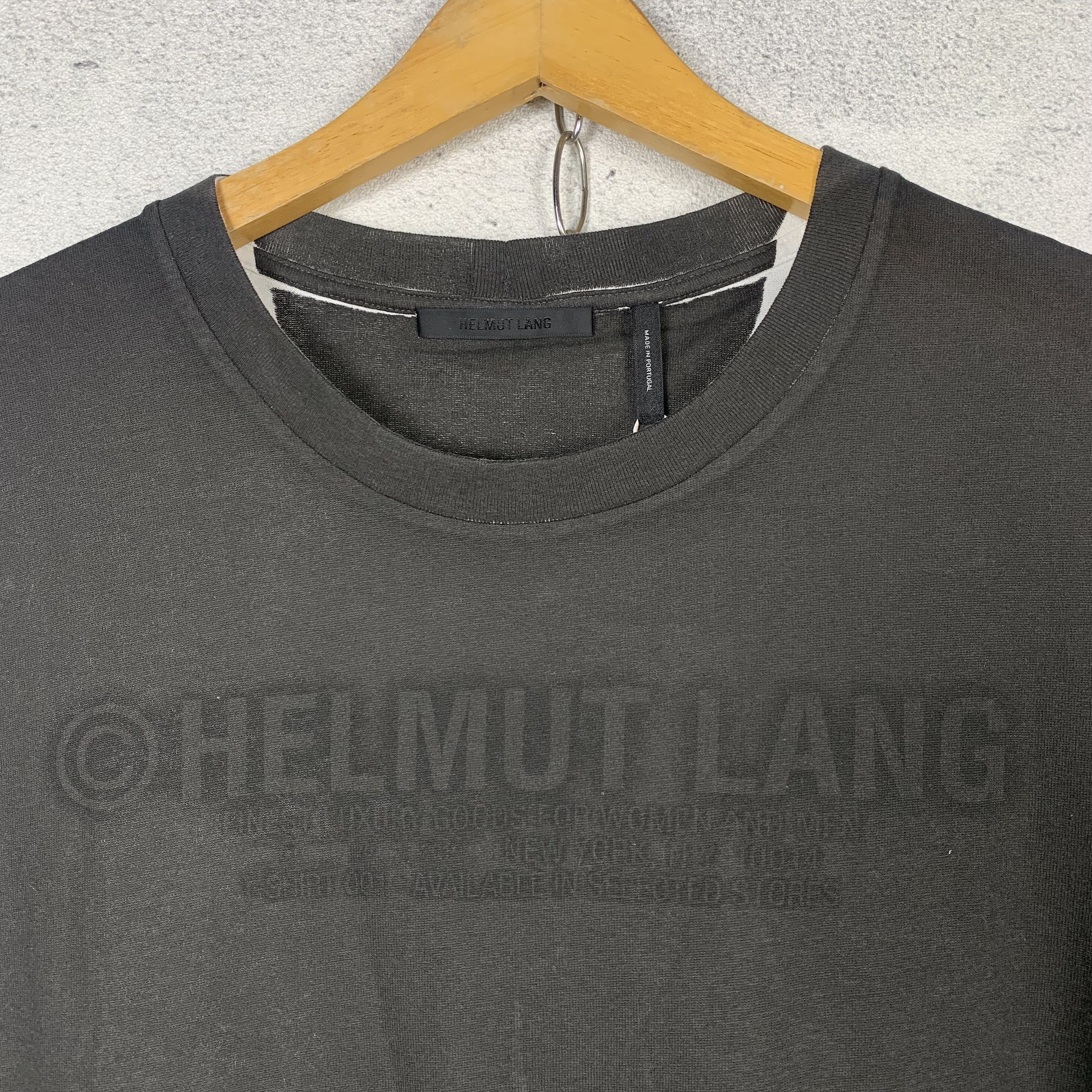 Helmut Lang Helmut Lang Square SS Tshirt Size US XL / EU 56 / 4 - 2 Thumbnail