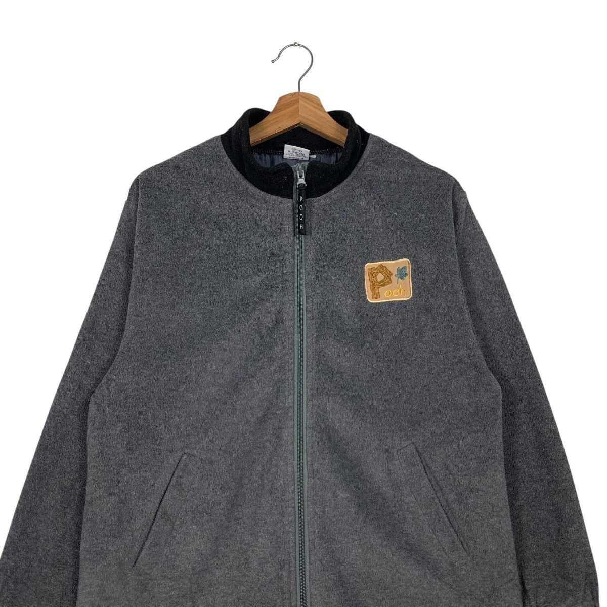 Cartoon Network Y2K Vintage POOH Fleece Bomber Jacket #2341-C105 Size US S / EU 44-46 / 1 - 4 Thumbnail