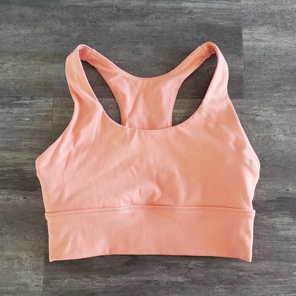 Designer Peach Classic Lorna Jane Sport Bra Size ONE SIZE - 1 Thumbnail