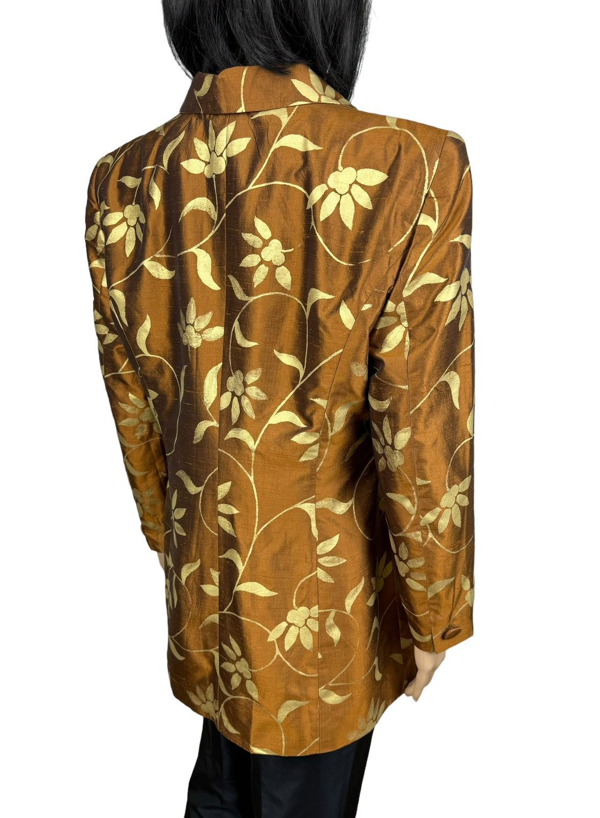 Escada × Vintage Escada Margaretha Ley Silk Blazer Floral Printed size 42 Size M / US 6-8 / IT 42-44 - 13 Thumbnail