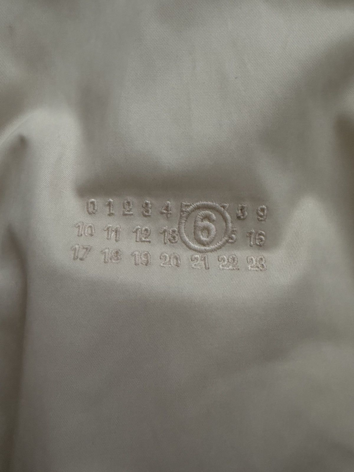 Maison Margiela Numbers Bomber Cream MM6 Size US M / EU 48-50 / 2 - 4 Thumbnail