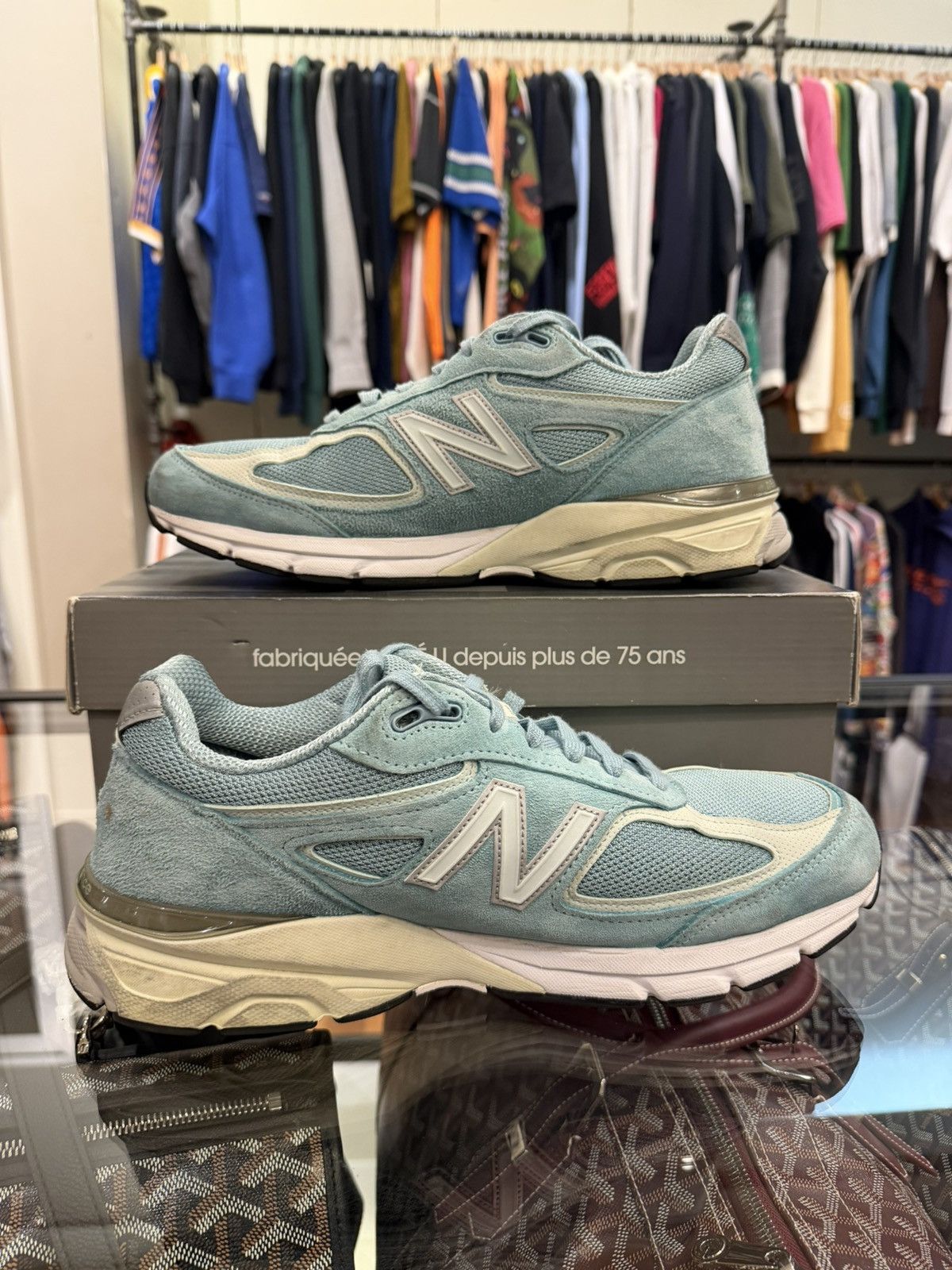 New Balance New Balance 990v4 ‘Mineral Sage’ Size US 10.5 / EU 43-44 - 2 Thumbnail