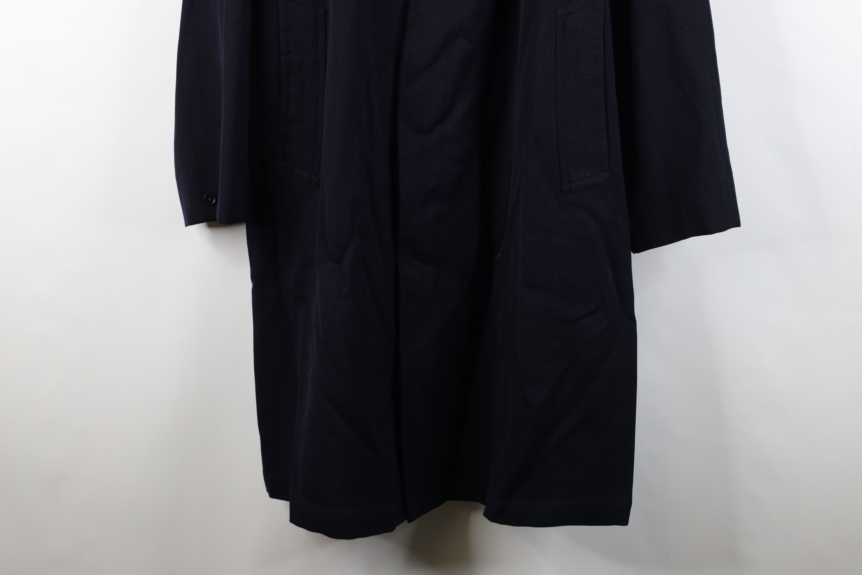 Vintage Vintage 70s Streetwear Collared Overcoat Jacket Blue Size US XL / EU 56 / 4 - 3 Thumbnail