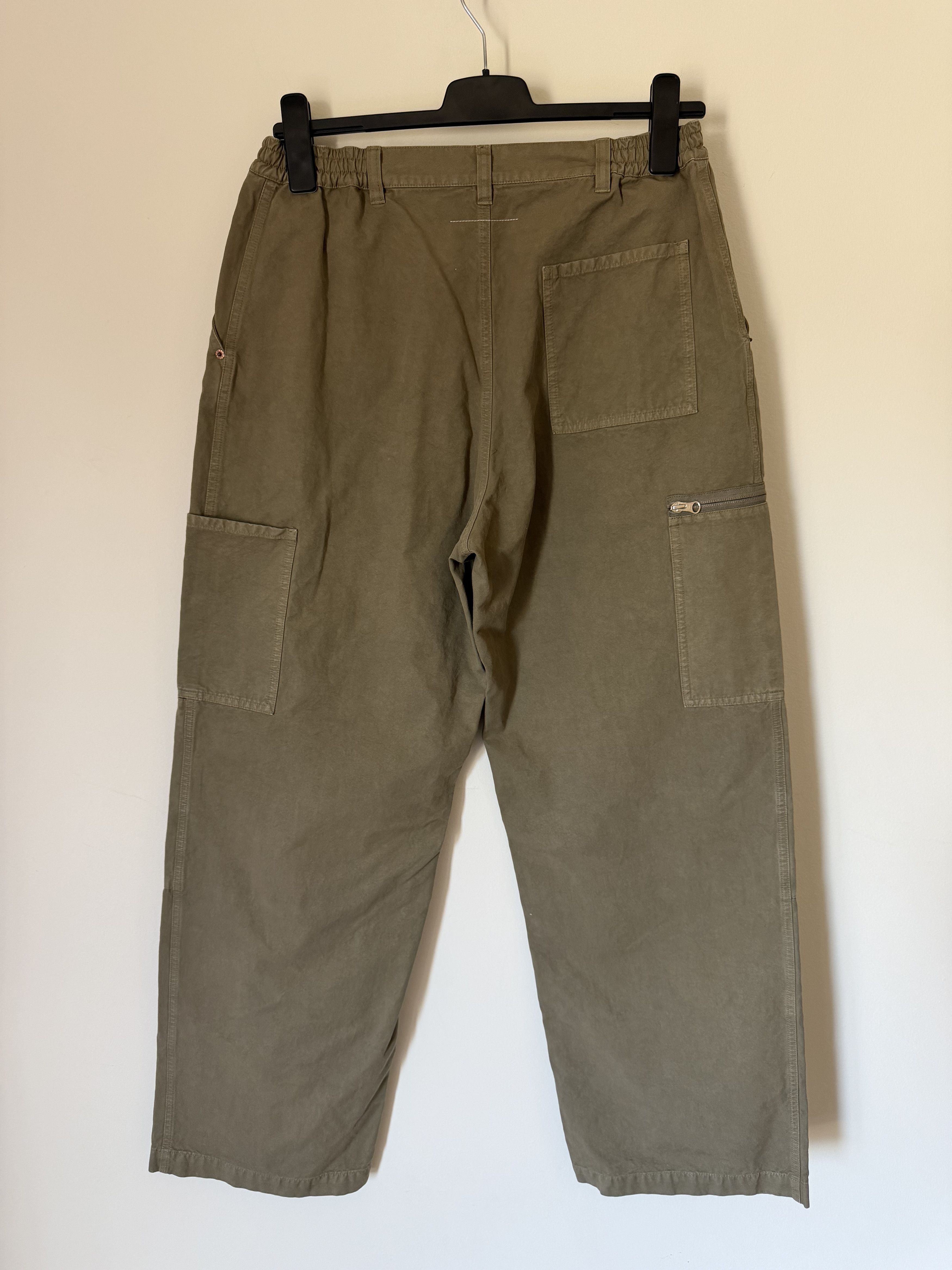 MM6 MM6 Maison Margiela Double Knee Cargo Pants in Khaki Green Size US 34 / EU 50 - 5 Thumbnail