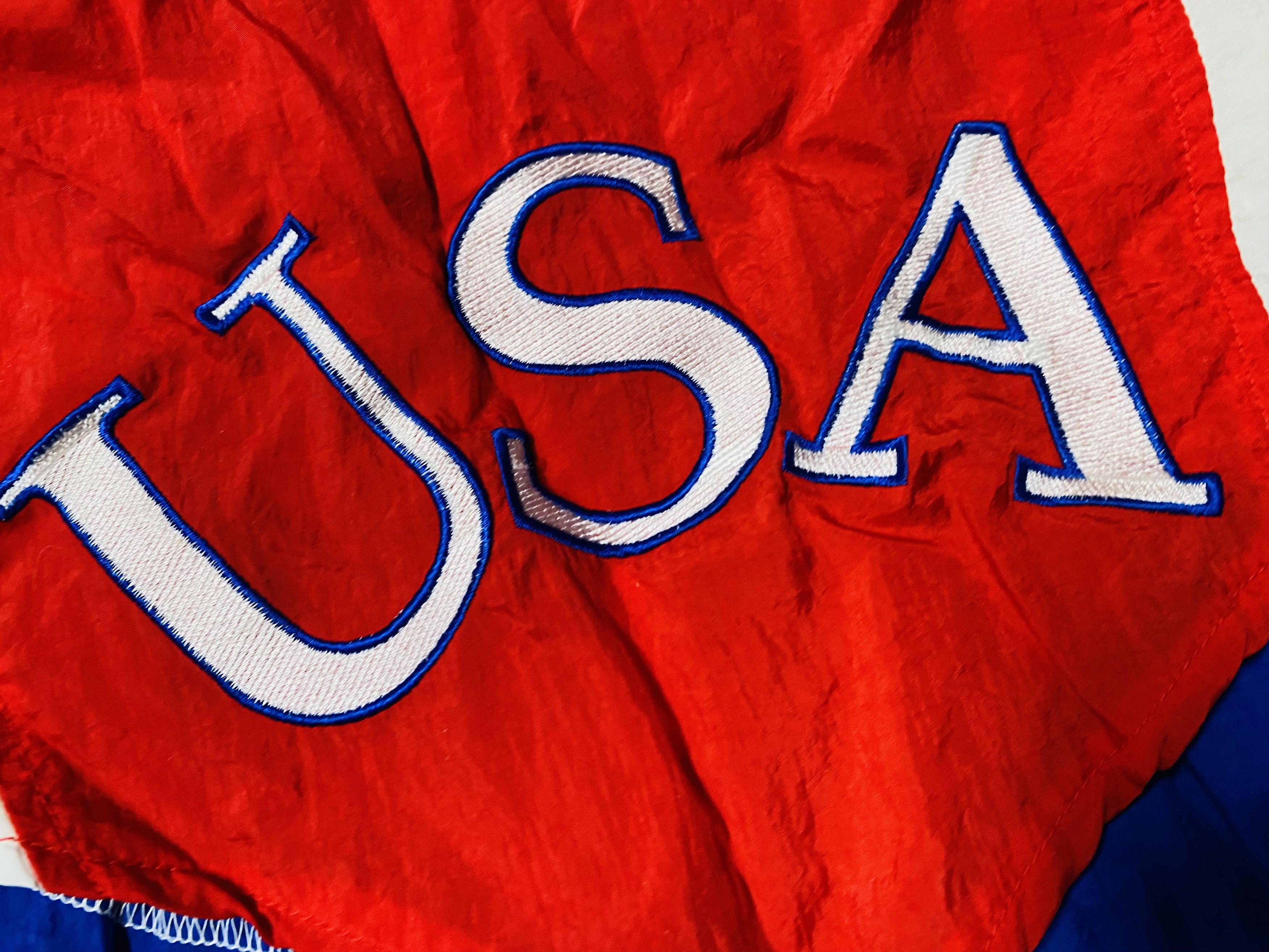 Adidas Rare Vintage 1990s Adidas USA World Cup Team Windbreaker XL Size US XL / EU 56 / 4 - 5 Thumbnail