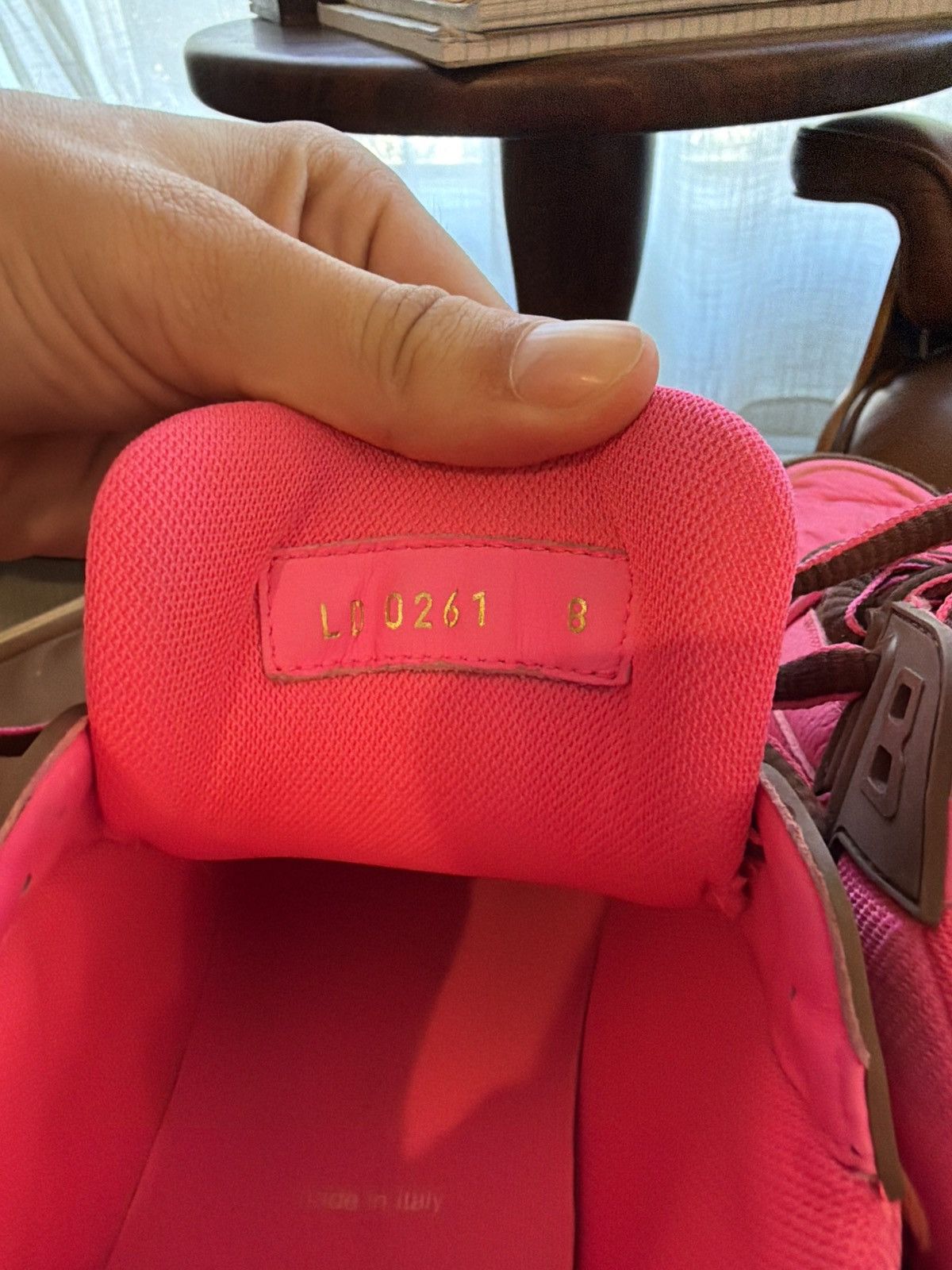 Louis Vuitton Louis Vuitton X Virgil Abloh - LV Trainer - Pink / Brown Size US 9.5 / EU 42-43 - 4 Thumbnail