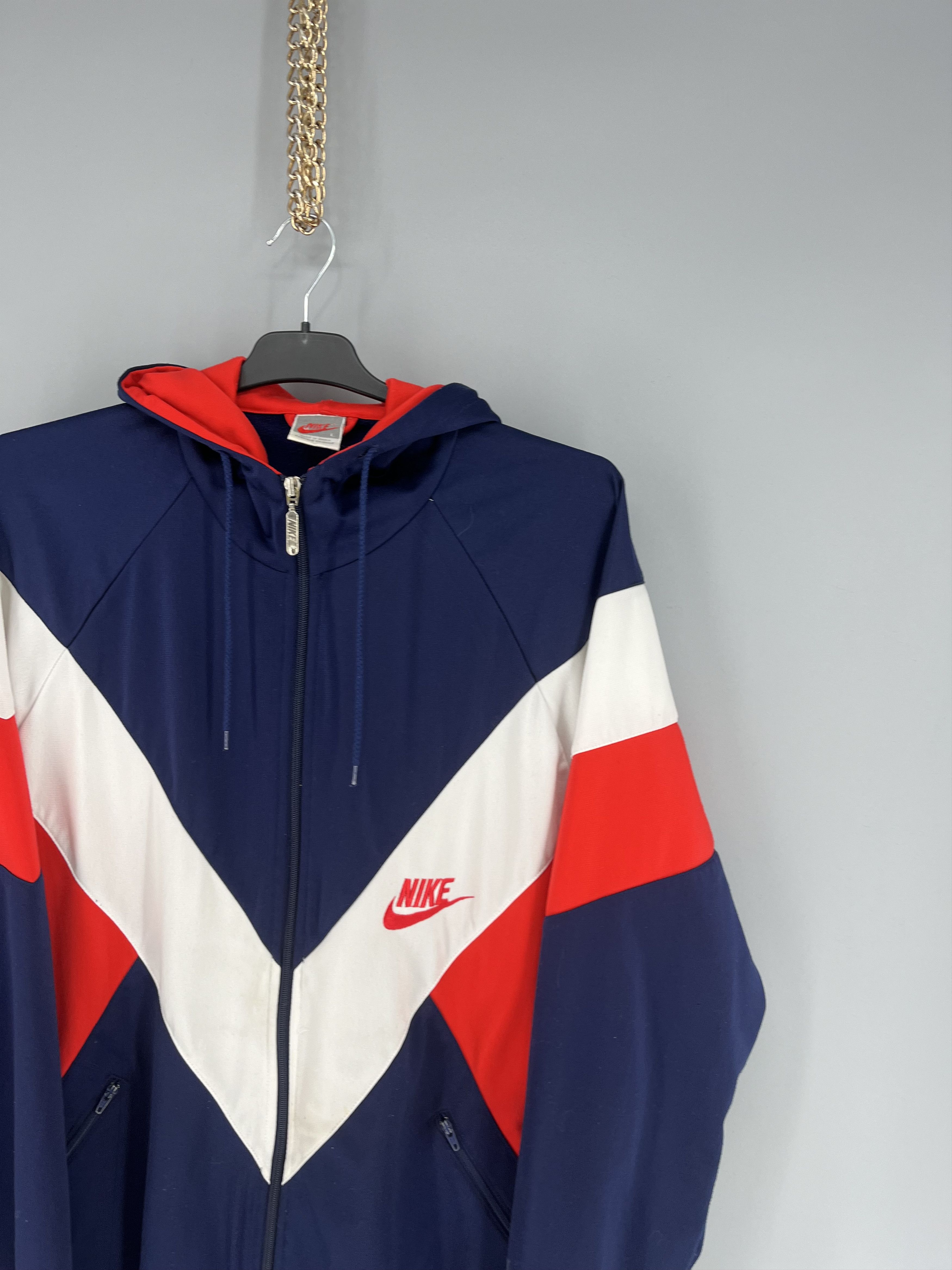 Nike Nike Vintage 90s Sweatshirt Zip Swoosh Hype Rare Size US L / EU 52-54 / 3 - 5 Thumbnail