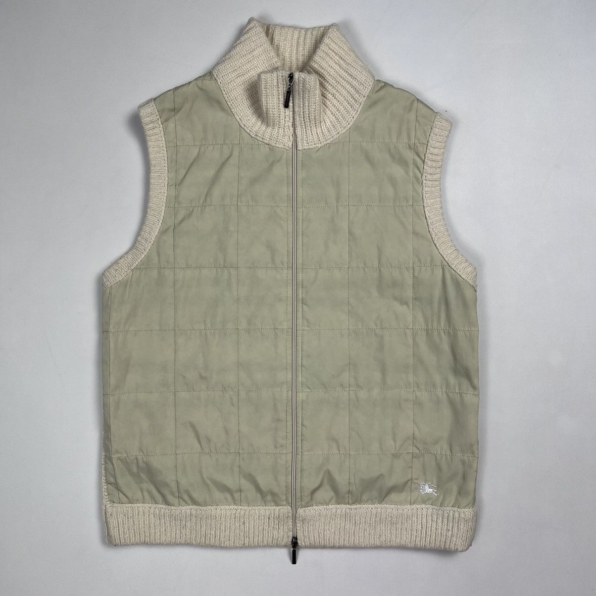 Burberry × Vintage Burberry London red tab vintage quilted wool vest Size M / US 6-8 / IT 42-44 - 2 Thumbnail