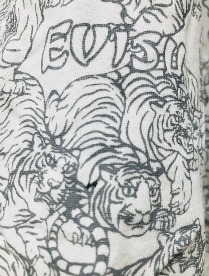 Japanese Brand Vintage Evisu Tiger Fullprint Japanese Fashion Style Size US XXL / EU 58 / 5 - 10 Thumbnail