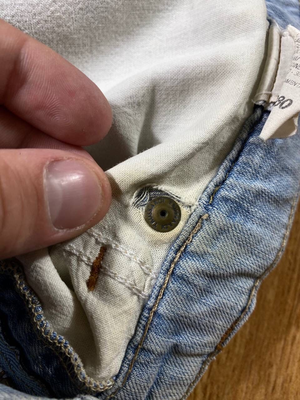 Trussardi × Vintage Vintage Short Denim Trussardi Flared Style Double Waist Size US 32 / EU 48 - 9 Thumbnail