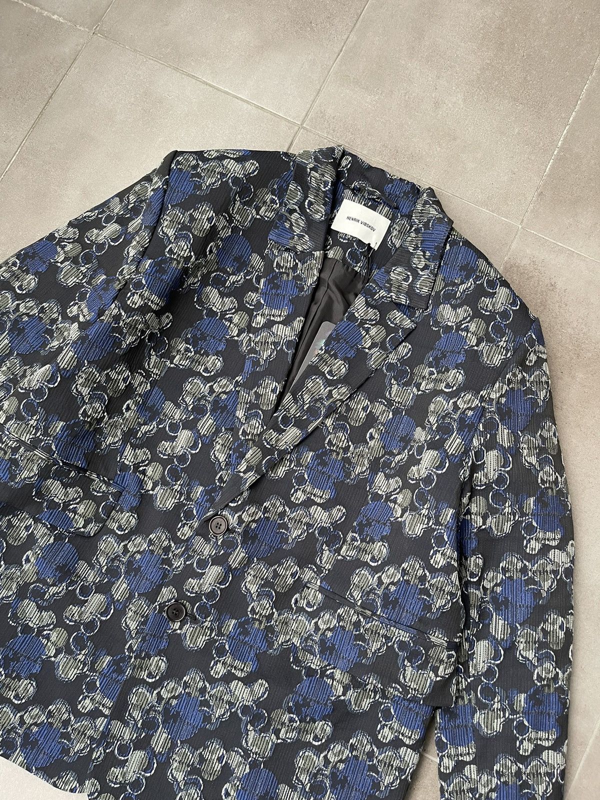 Henrik Vibskov !DS! AW22 Henrik Vibskov Blue Moon Sponge Blazer Size US L / EU 52-54 / 3 - 9 Thumbnail