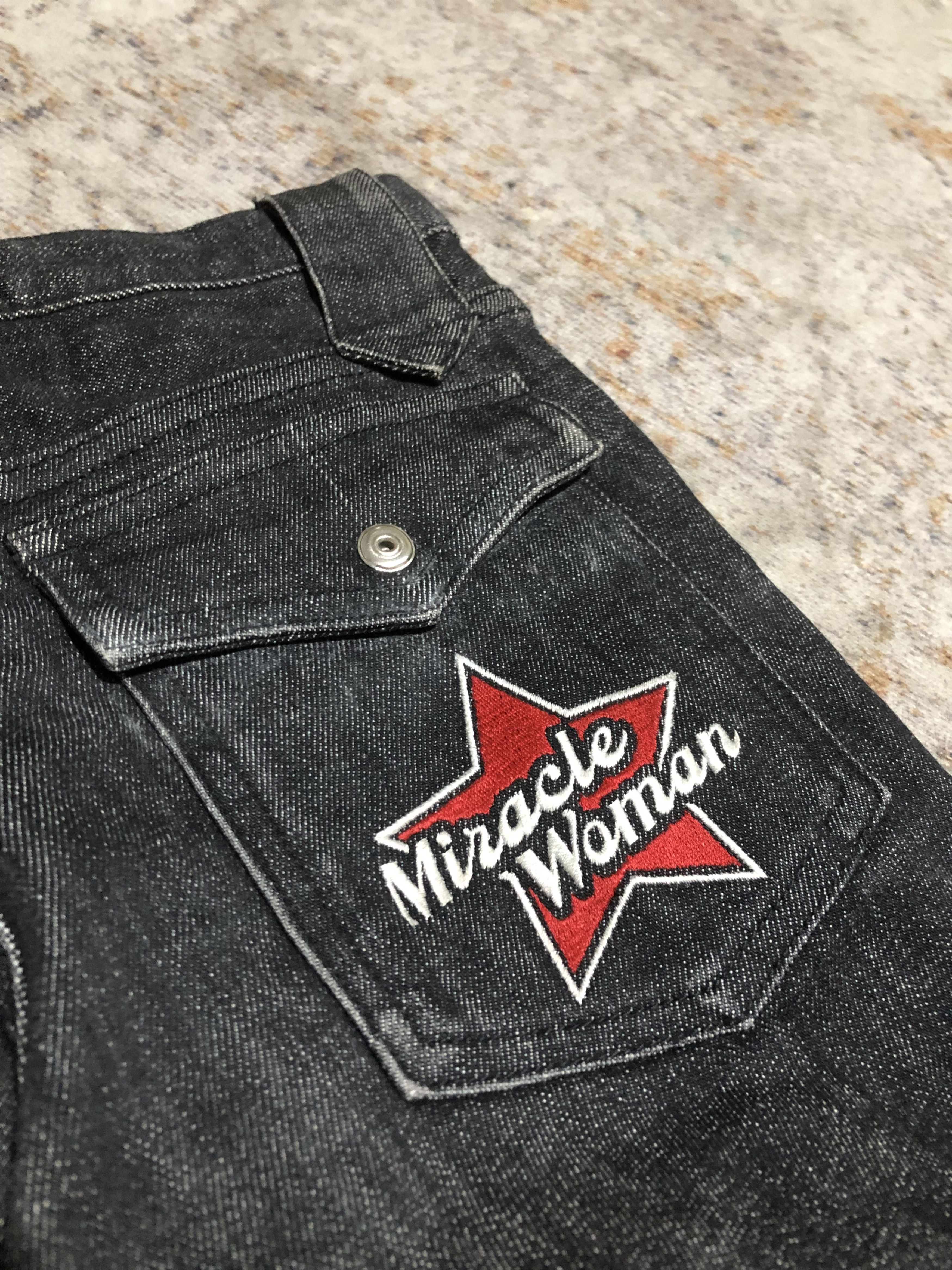 Japanese Brand Miracle woman punk studed jeans pants Size 24" / US 00 / IT 34 - 8 Thumbnail