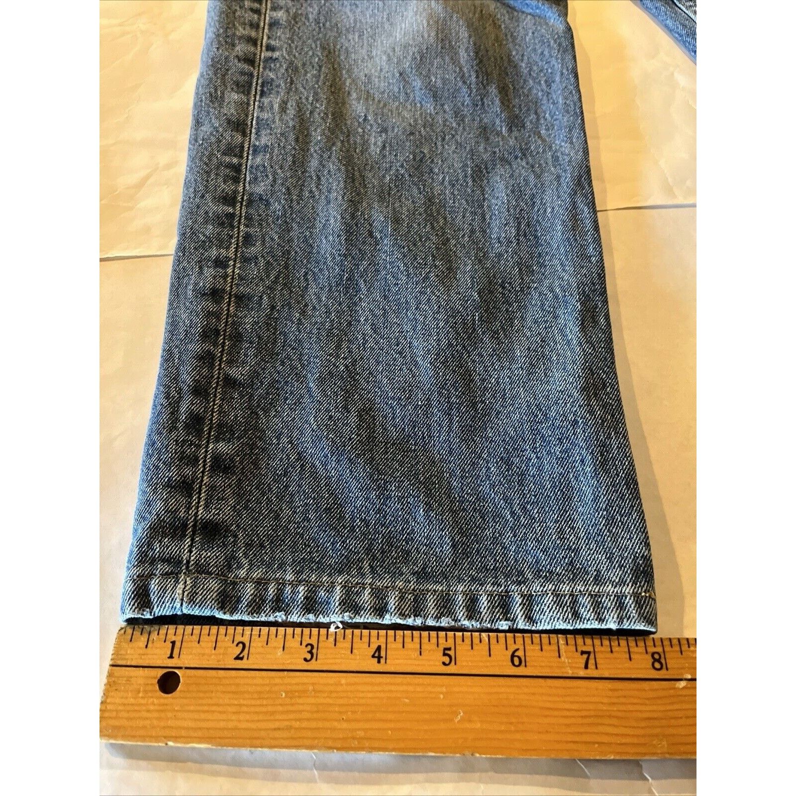 Levi's Levi’s 550 Mens 33x27 Relaxed Straight Leg Denim Jeans Blue Size US 33 - 7 Thumbnail