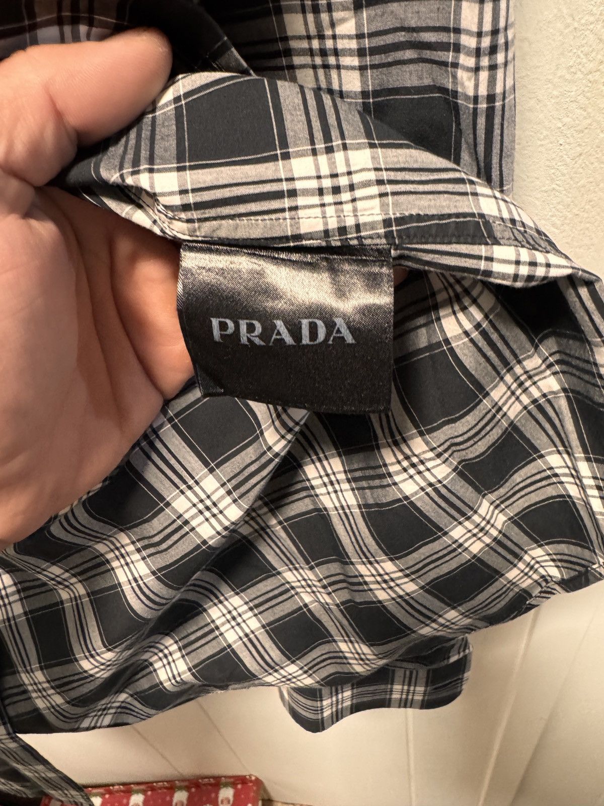 Prada Prada Button Up Long Sleeve Shirt Size US XS / EU 42 / 0 - 5 Thumbnail