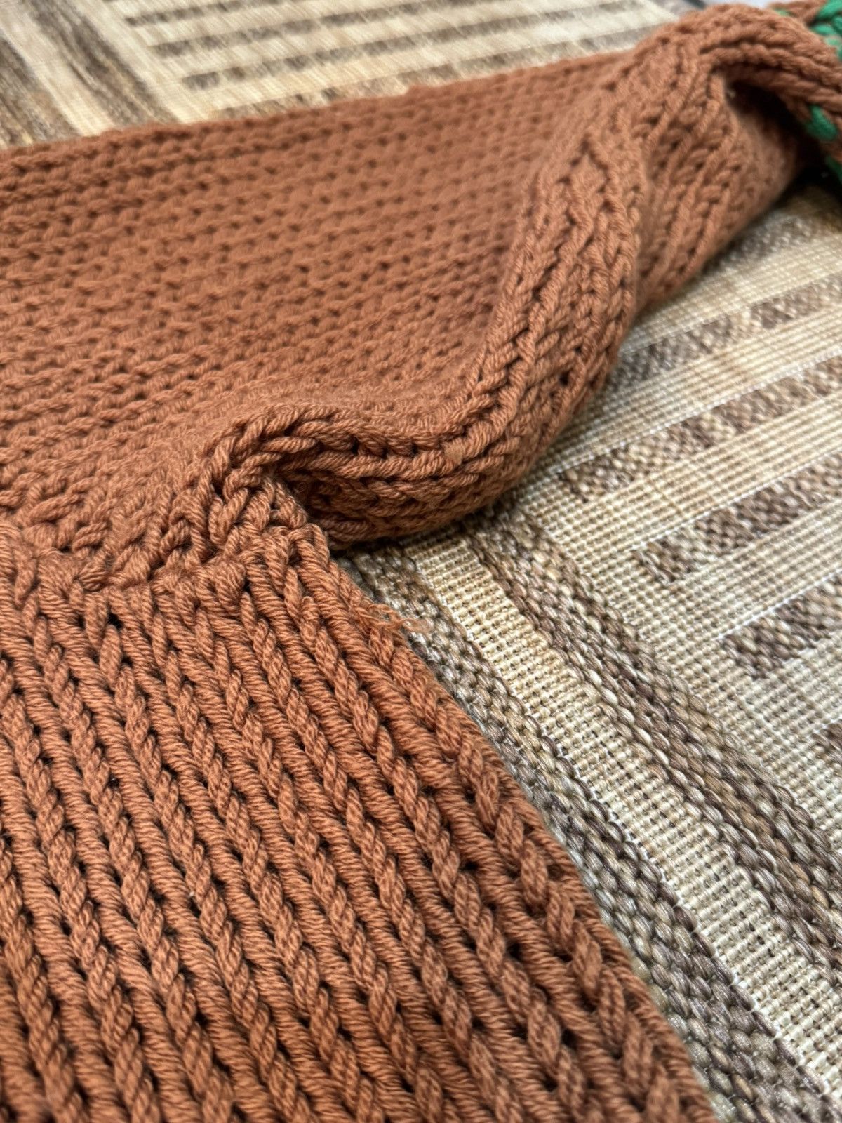 Raf Simons Raf Simons FW17 Disturbed Jacquard Brown Green Sweater Size US M / EU 48-50 / 2 - 4 Thumbnail