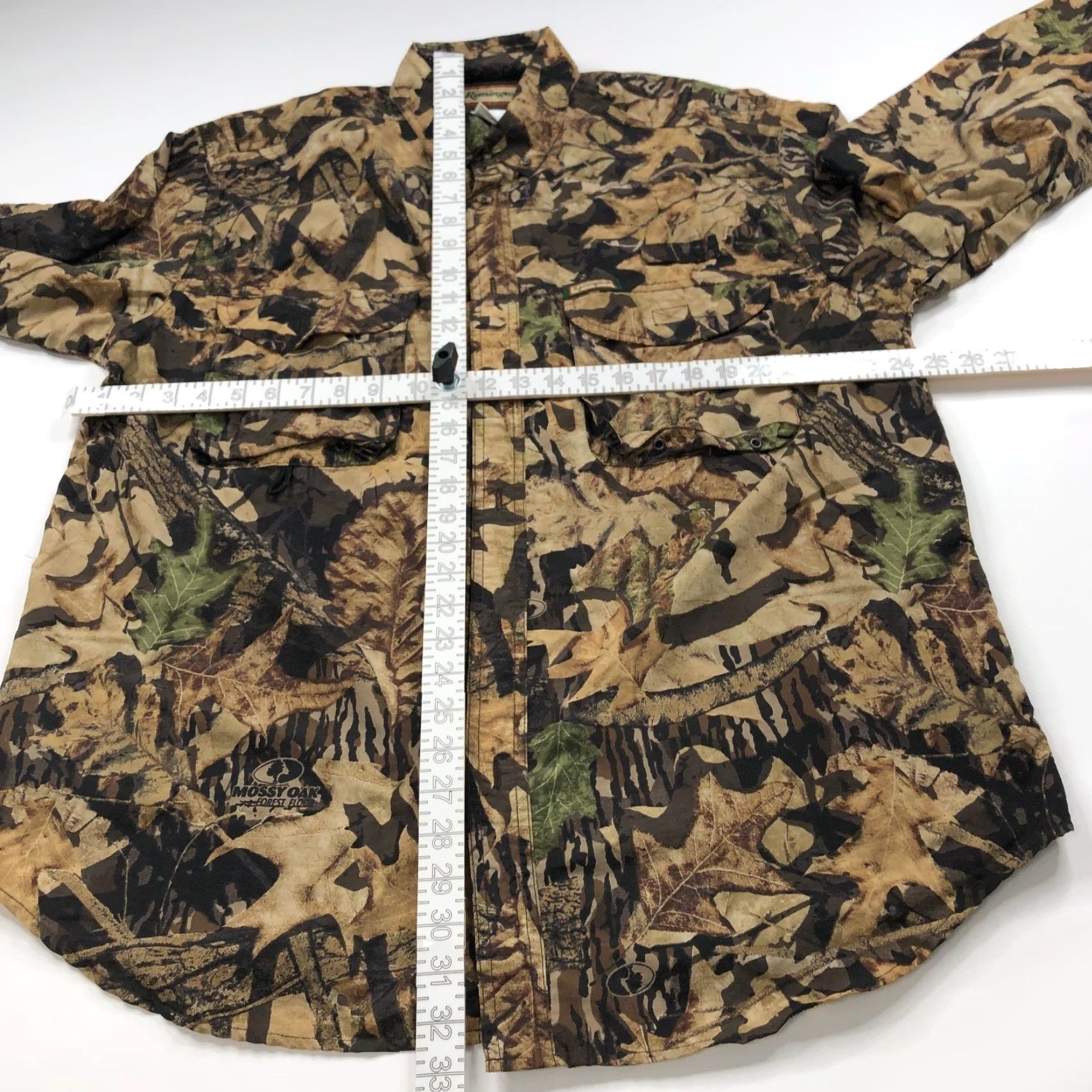 Vintage Remington Camouflage Camp Hiking Fishing Trek Trail Button Up Shirt Long Sleeve Vent Size US L / EU 52-54 / 3 - 3 Thumbnail