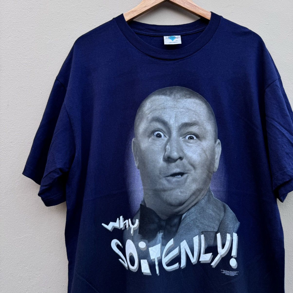 Vintage Vintage the three stooges 1997 tee Size US L / EU 52-54 / 3 - 2 Thumbnail