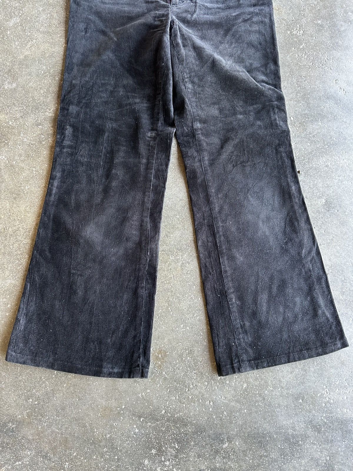 Burberry BURBERRY NOVA CHECK CORDUROY BLACK PANTS W28 Size US 28 / EU 44 - 6 Thumbnail