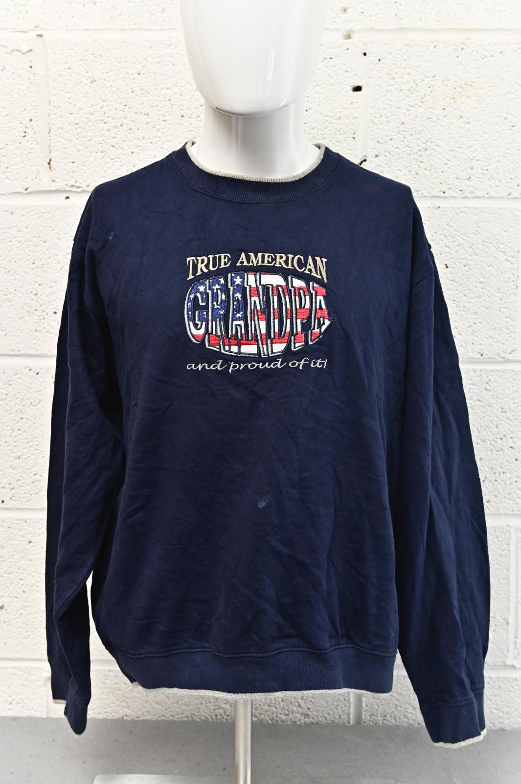 Fotus Focus America Navy Blue Printed Sweatshirt Mens Size L Size US L / EU 52-54 / 3 - 1 Thumbnail