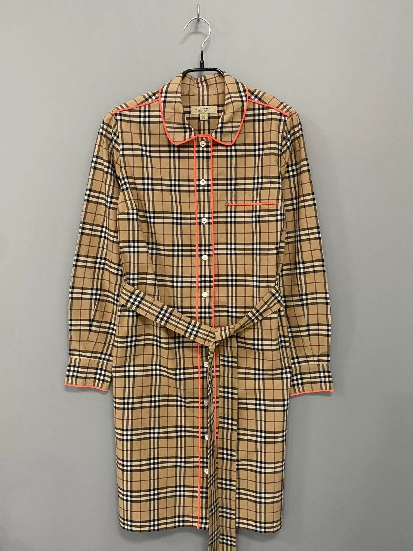 Burberry Burberry Classic Check Belted Dress UK2 Size XXS / US 00 / IT 34 - 2 Thumbnail