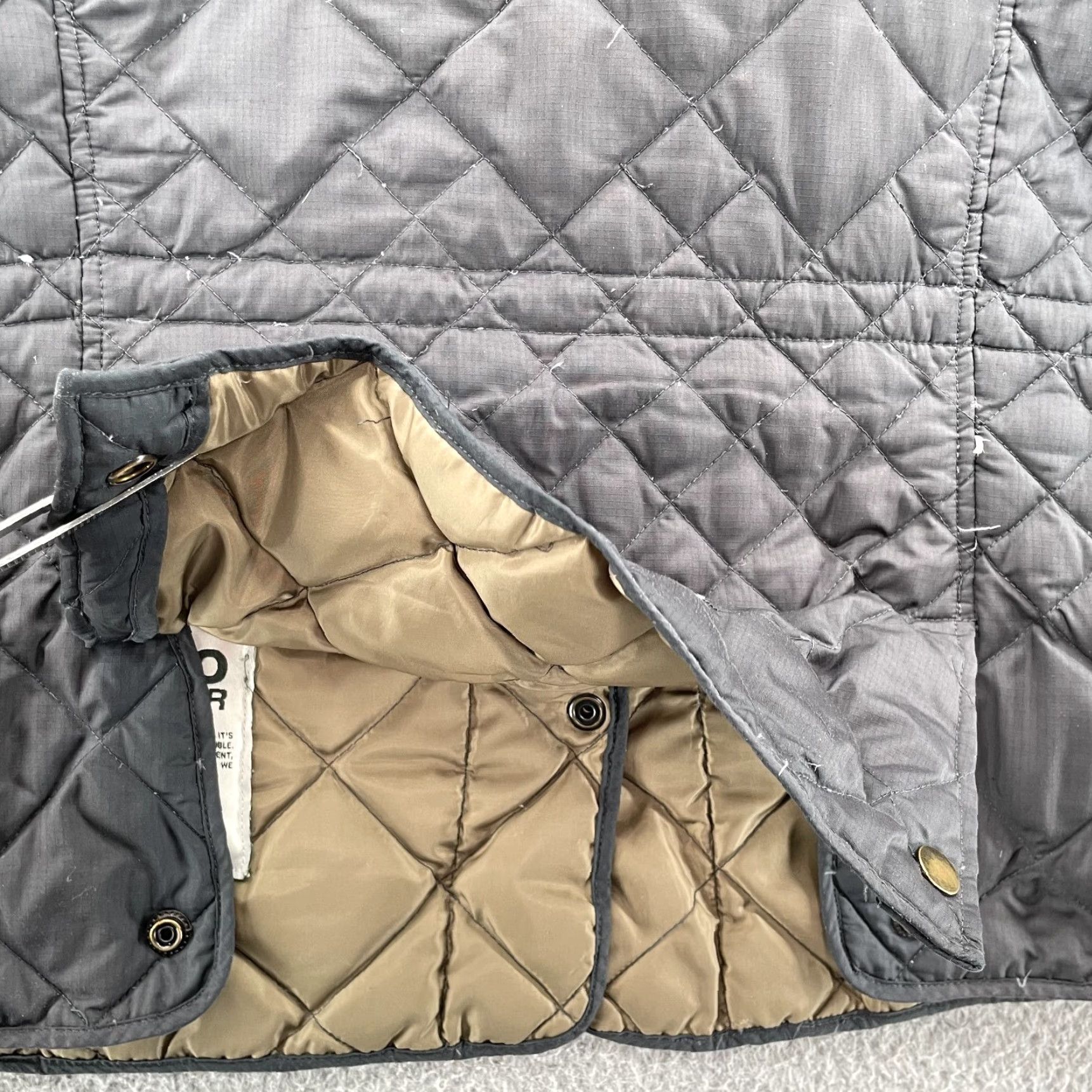 Eddie Bauer Eddie Bauer Quilted Down Puff Jacket Womens L EB550 Classic Puffer Jacket Black 90s Preppy Outdoor Academia Fall Womens Size L / US 10 / IT 46 - 6 Thumbnail