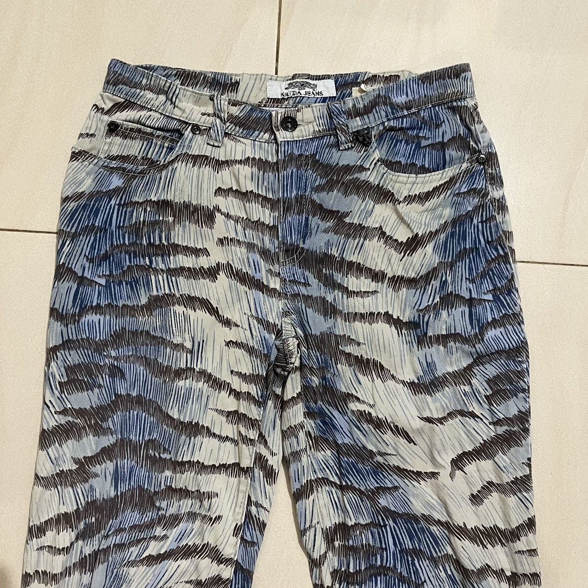 Krizia Krizia Jeans Printed Pants Size 30" / US 8 / IT 44 - 2 Thumbnail