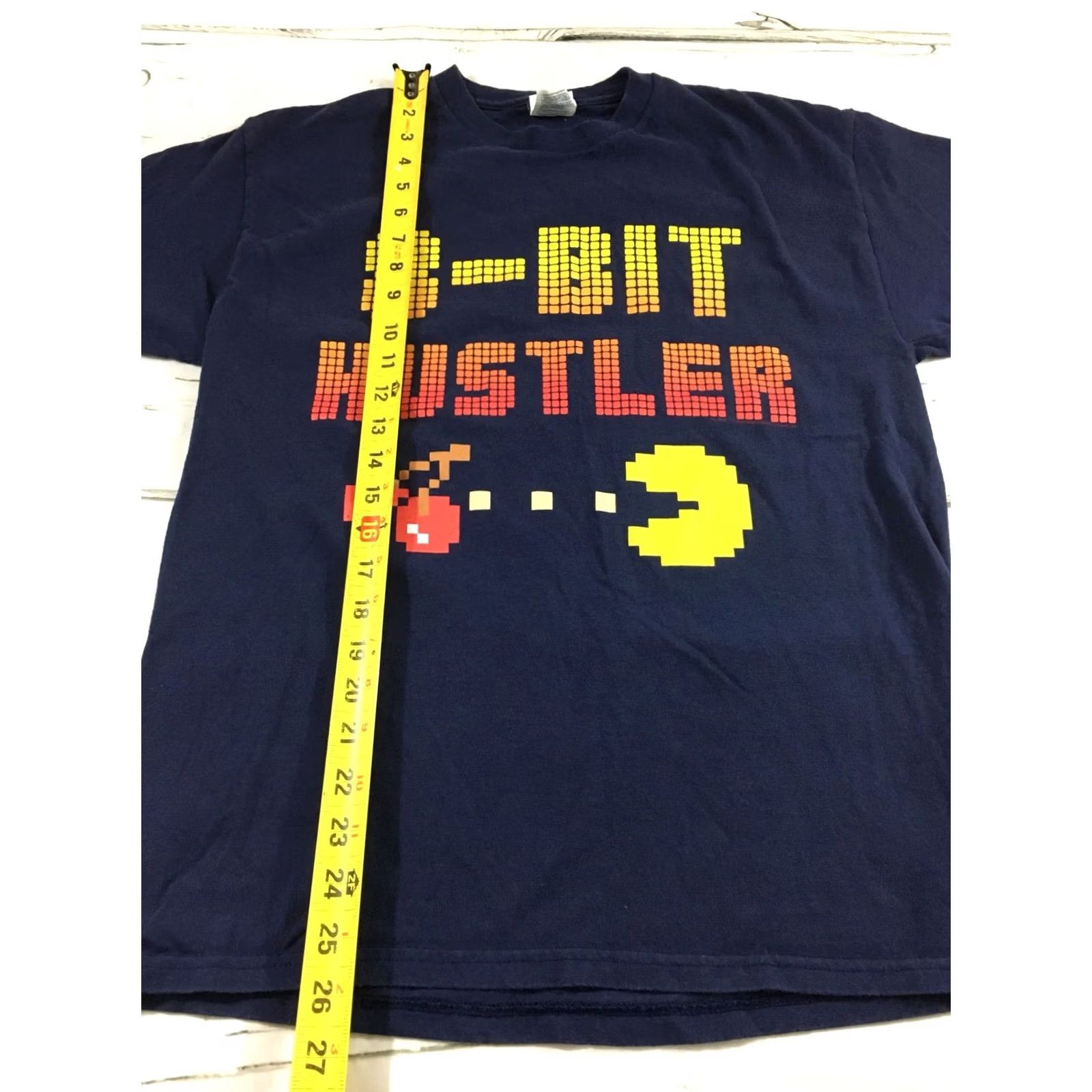 Gildan VINTAGE Pac-Man 8-Bit Hustler T Shirt Sz M - Video Gamer Tee EUC Size US M / EU 48-50 / 2 - 5 Thumbnail