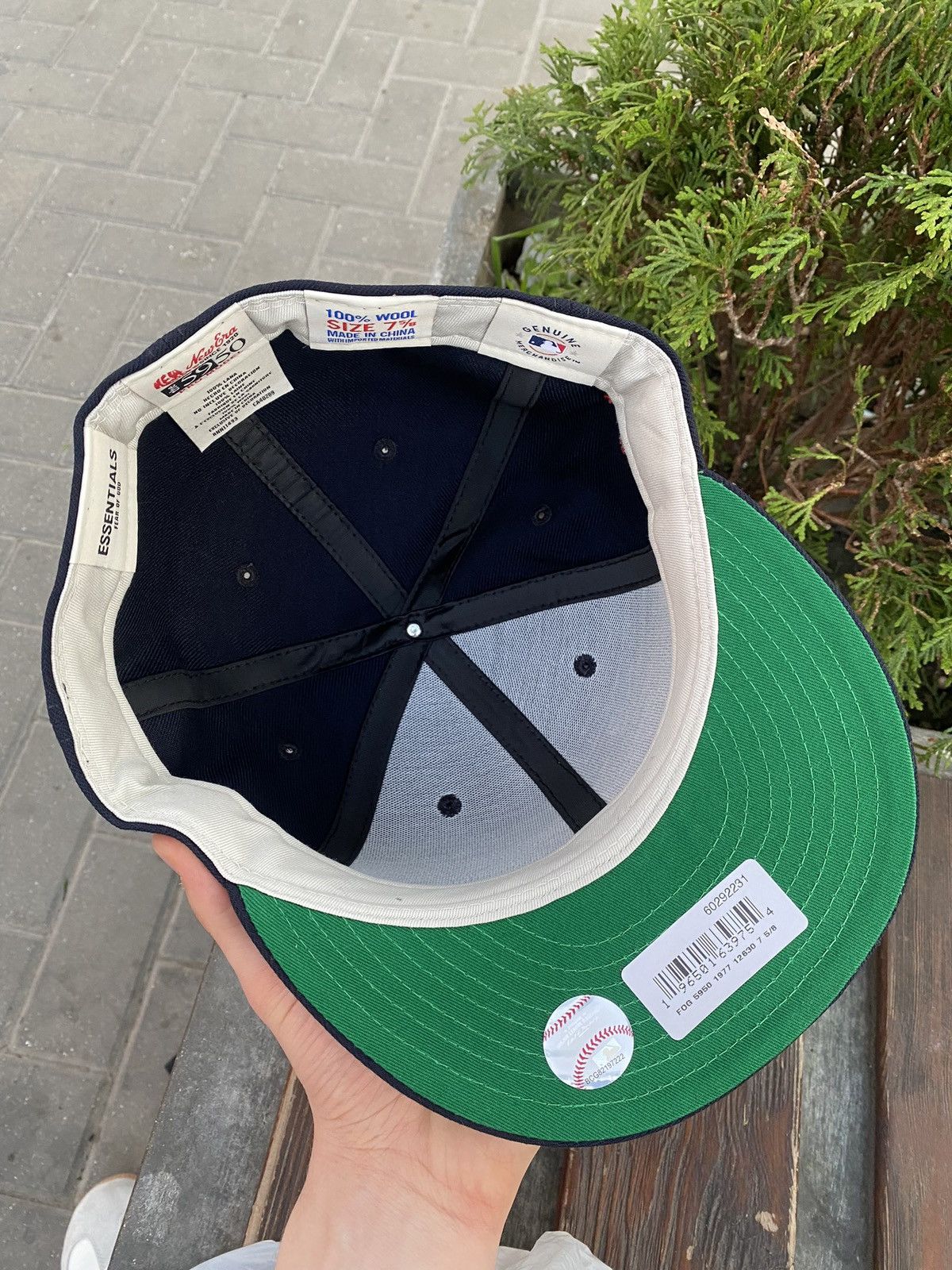 Fear of God × New Era 7 5/8 New Era Fear of God Essentials Fitted Cap 59FIFTY Size ONE SIZE - 6 Thumbnail