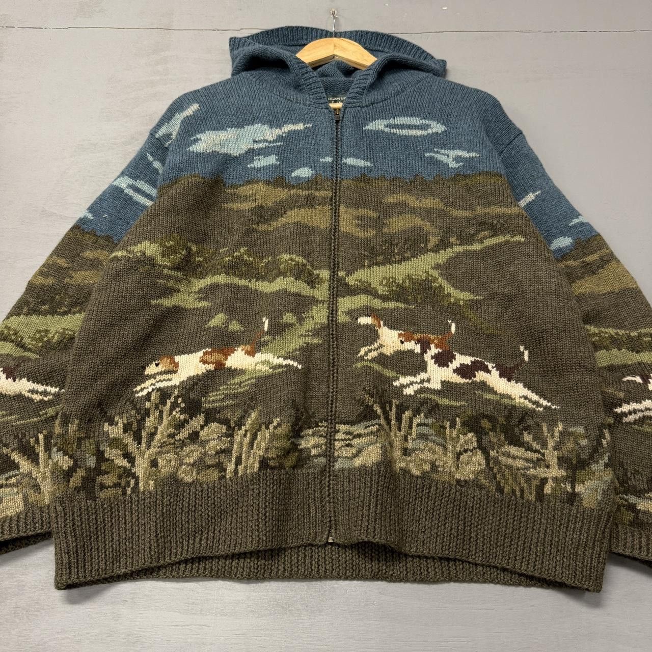 Ralph Lauren Lauren Ralph Lauren Hand Knit Chunky Hooded Wool Sweater XL Size XL / US 12-14 / IT 48-50 - 3 Thumbnail