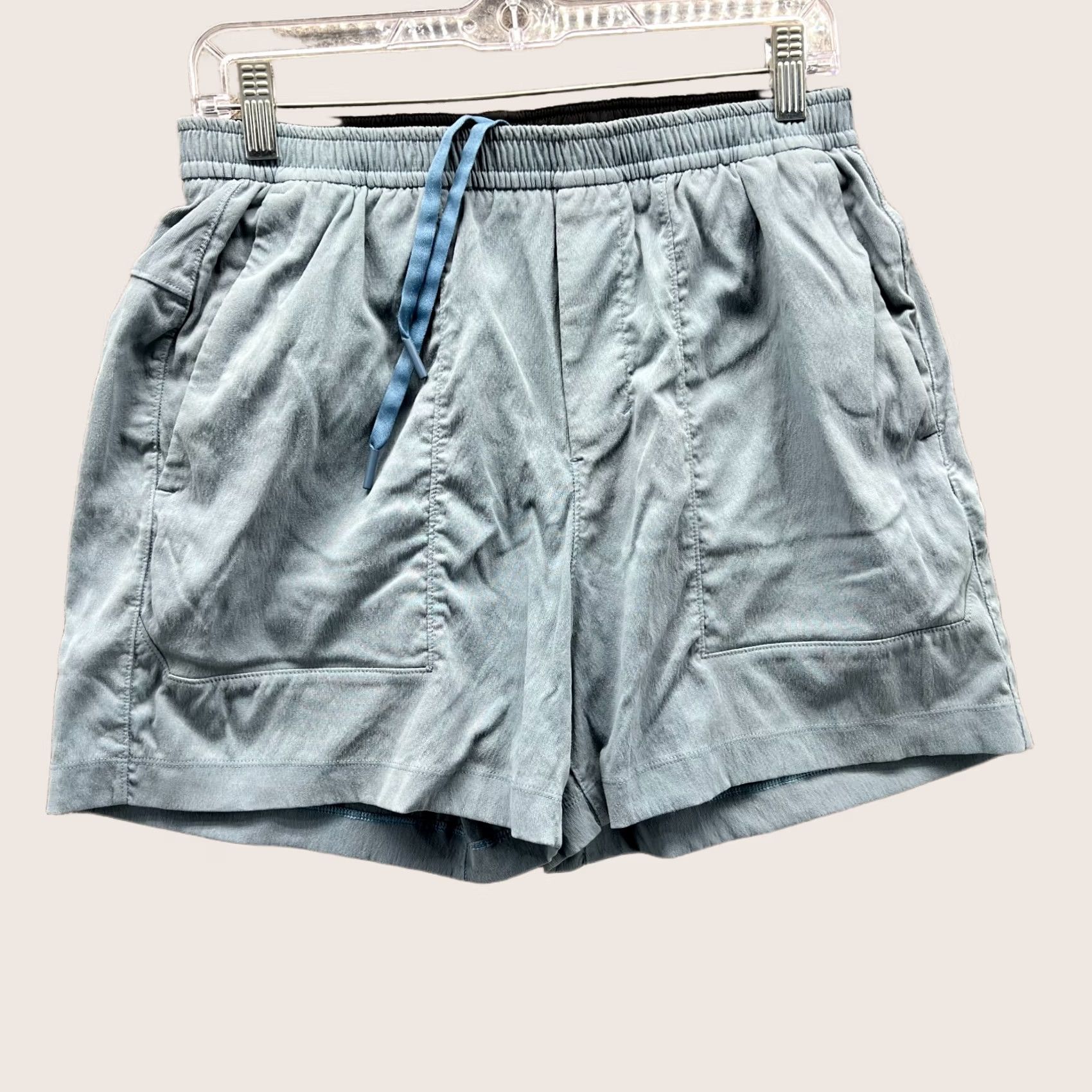 Lululemon Lululemon Shorts Women 10 Blue Tencel High Rise Drawstring Relaxed Fit Activewear Casual Summer 10 Womens Size 32" / US 10 / IT 46 - 1 Thumbnail