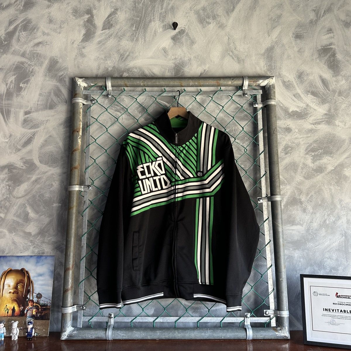 Ecko Unltd. Eck Unltd Actual Factual Mark Ecko Track Running Jacket Y2K Size US L / EU 52-54 / 3 - 1 Thumbnail