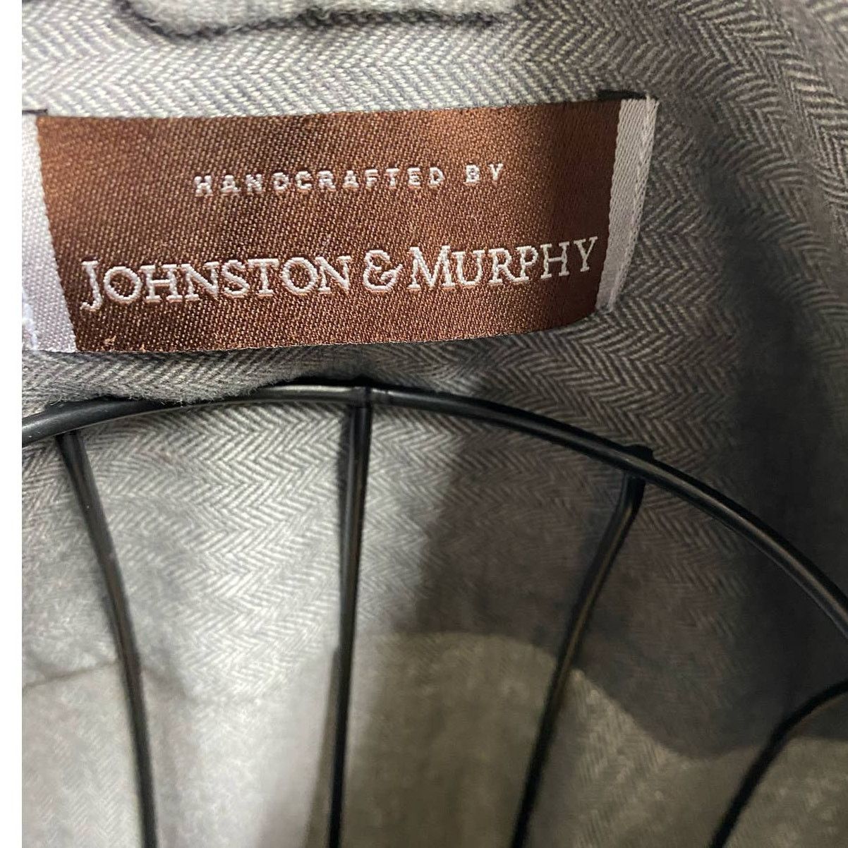 Johnston & Murphy Johnston & Murphy Men's Large Gray button down shirt (D12) Size US L / EU 52-54 / 3 - 6 Thumbnail