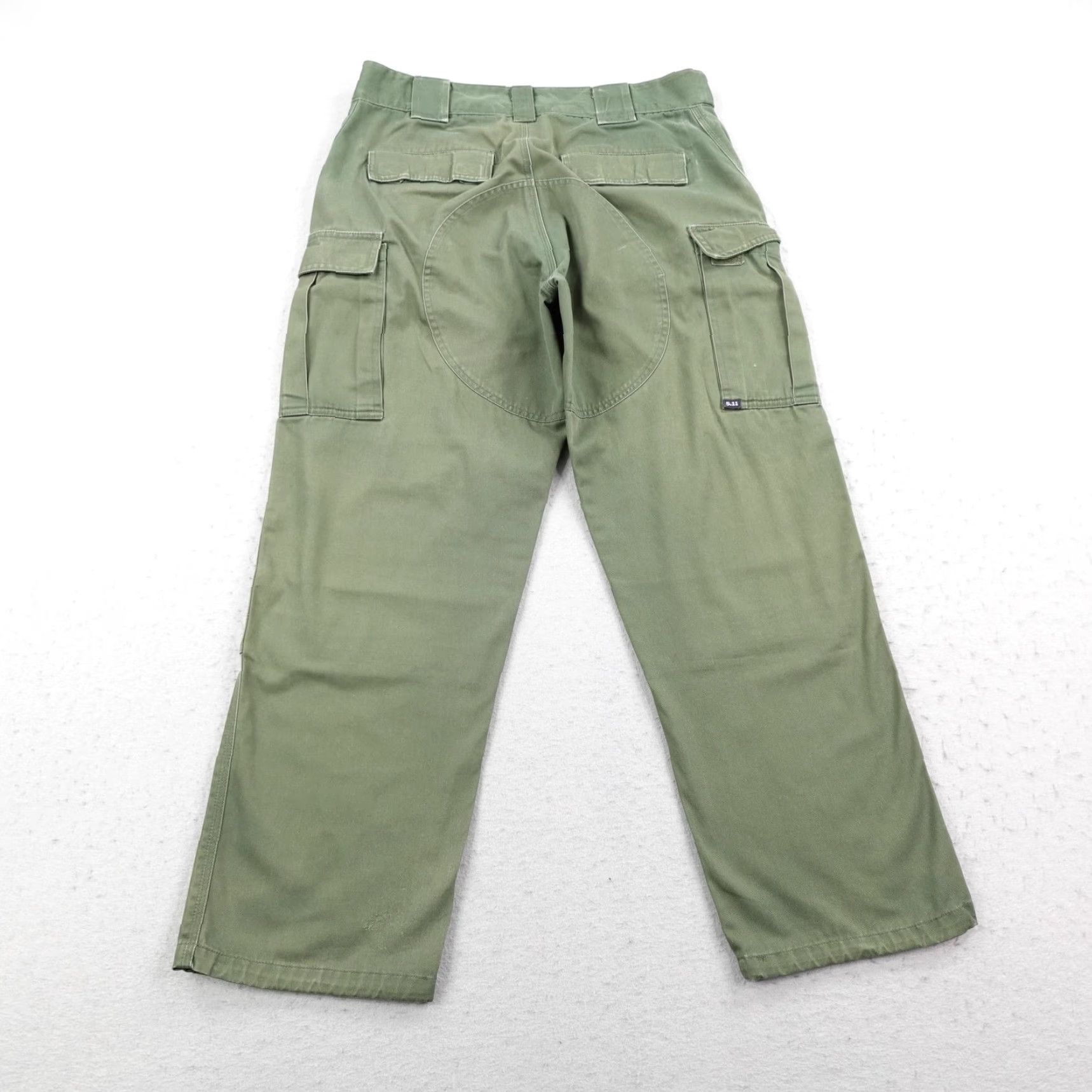 Vintage 5.11 Tactical Pants Mens Medium Green Cargo Twill TDU Operator Uniform Utility Size US 31 - 4 Thumbnail