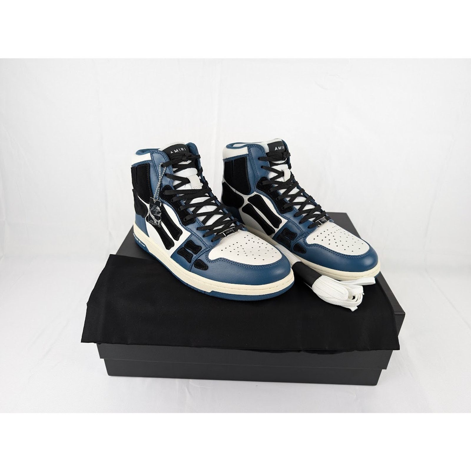 Amiri o1rshd1 Skel top hi / Skeleton high top Sneakers Multicolor Size US 12 / EU 45 - 16 Thumbnail