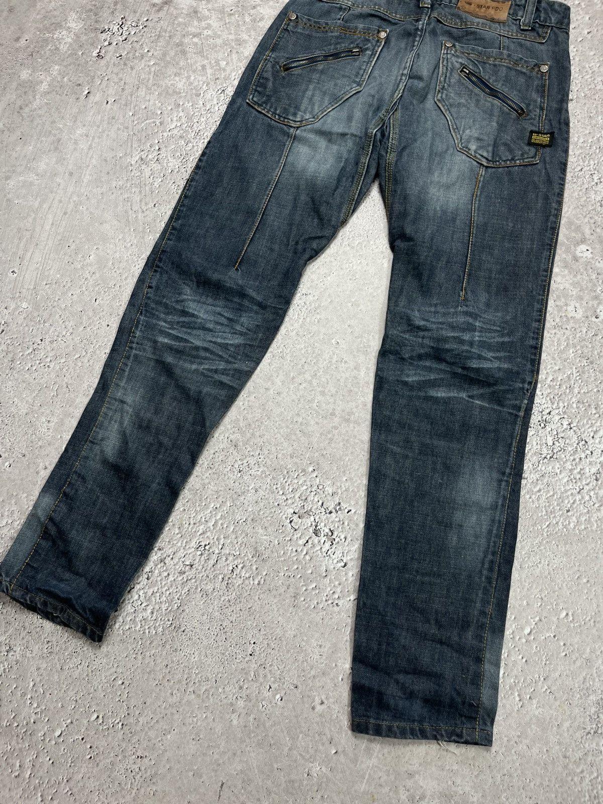 G-Star G-Star RAW Denim Jeans Men’s W34 L34 Blue Distressed Vintage Size US 30 / EU 46 - 13 Thumbnail