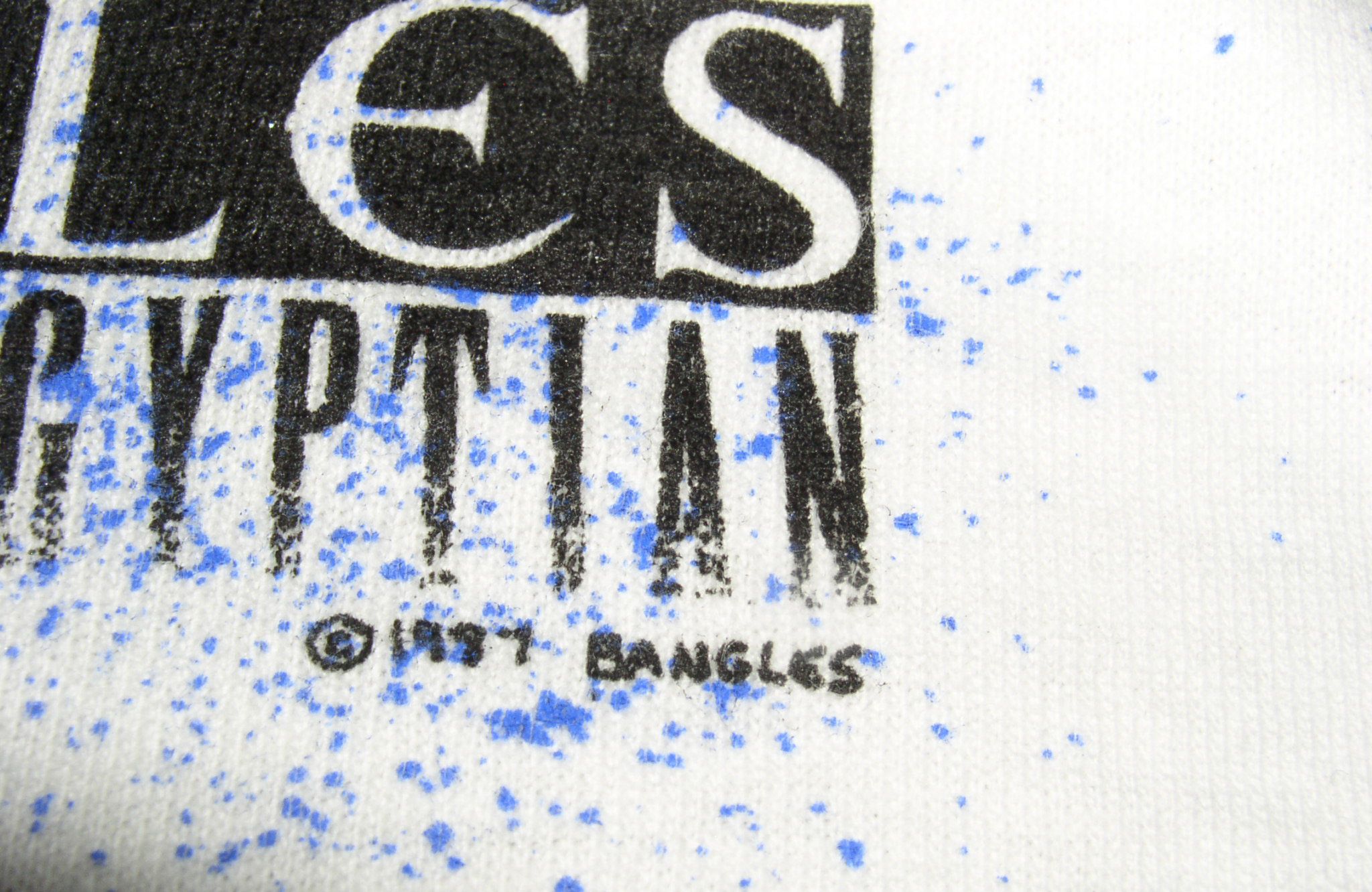 Vintage Bangles Concert Shirt 1987 Walk Like Egyptian Single Stitch Size US XL / EU 56 / 4 - 3 Thumbnail