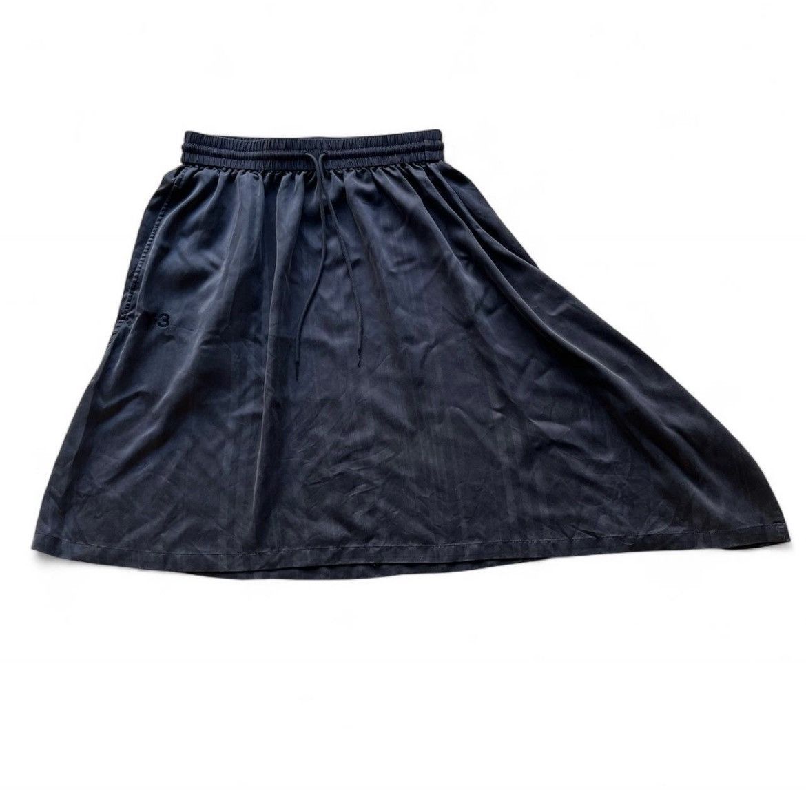 Y-3 Y-3 Black Striped Midi Skirt Size 24" / US 00 / IT 34 - 3 Thumbnail