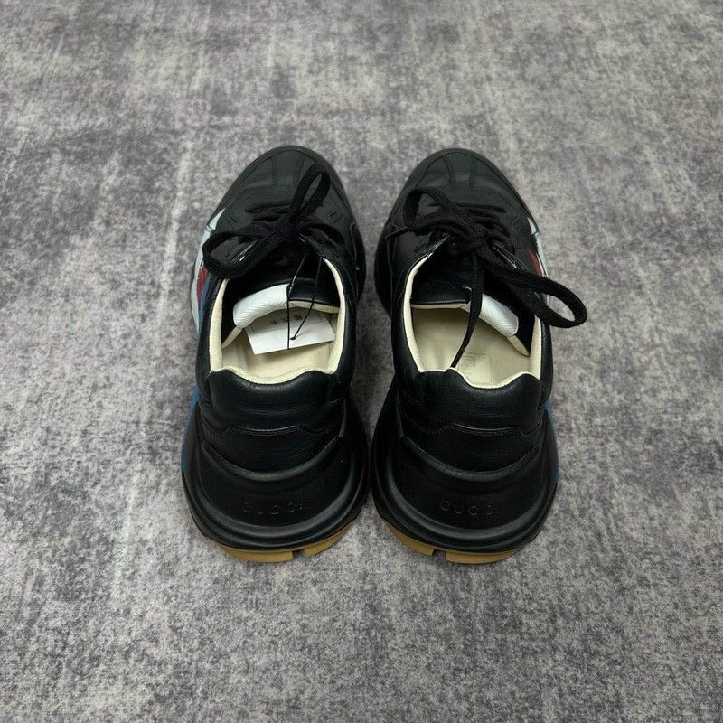 Gucci Rhyton Black Low-Top Dad Sneakers