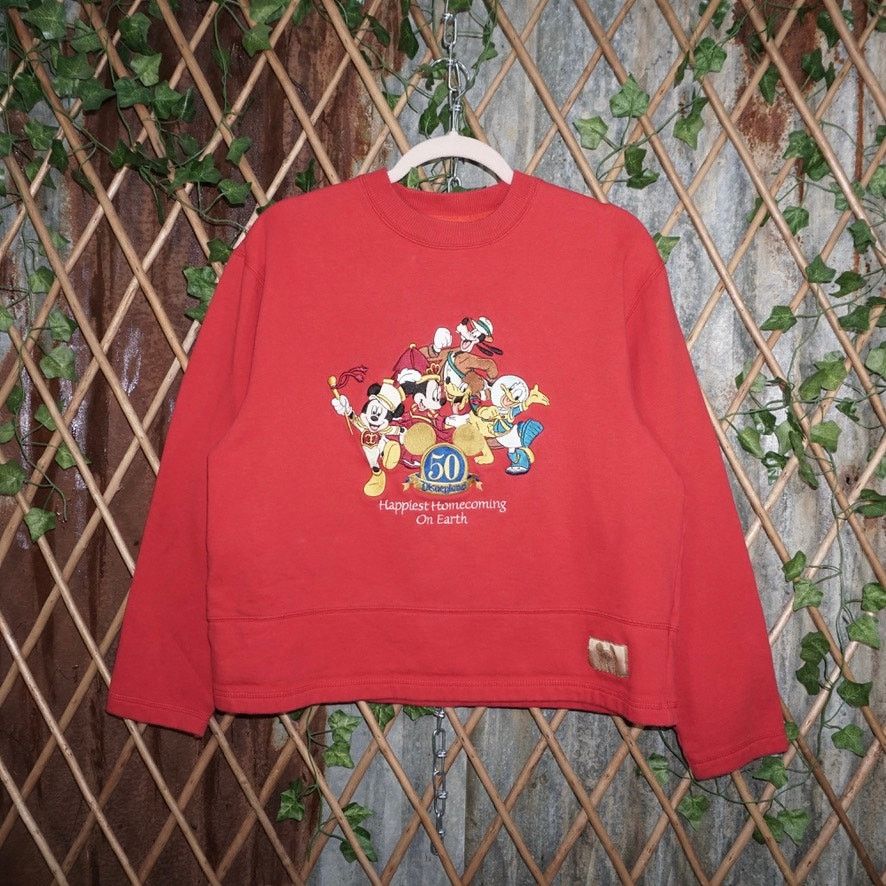 Disney Medium - Vintage / Y2K Disneyland Embroider 1990s sweatshirt Size M / US 6-8 / IT 42-44 - 1 Thumbnail