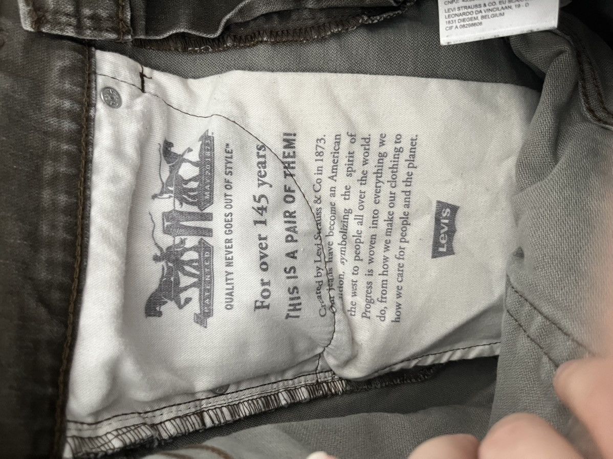 Levi's Grey Levi’s Denim Straightleg 511 Pants Size US 31 - 4 Thumbnail